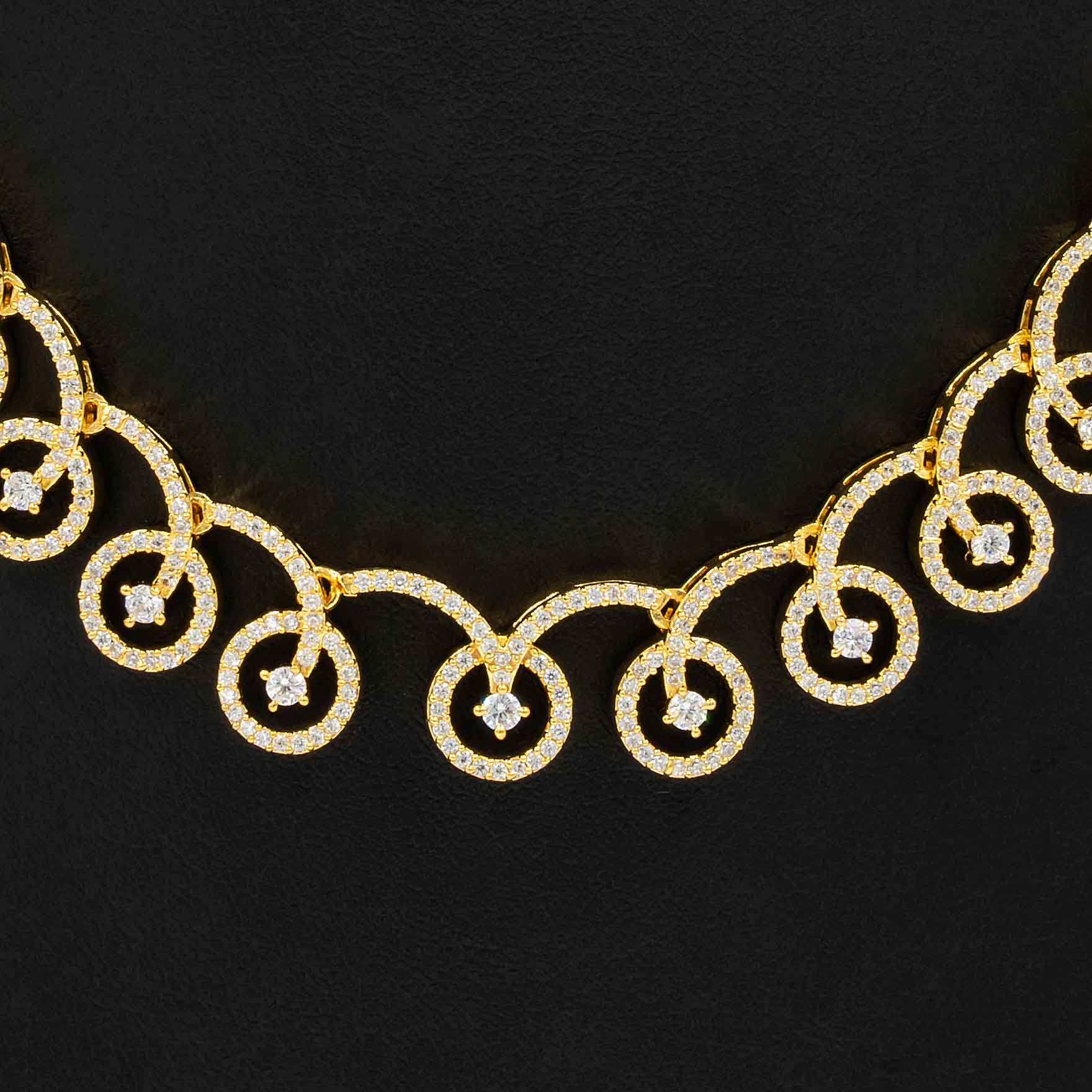 Premium Stone Necklace with Stud PMSNS39W-008, PMSHST31W-082