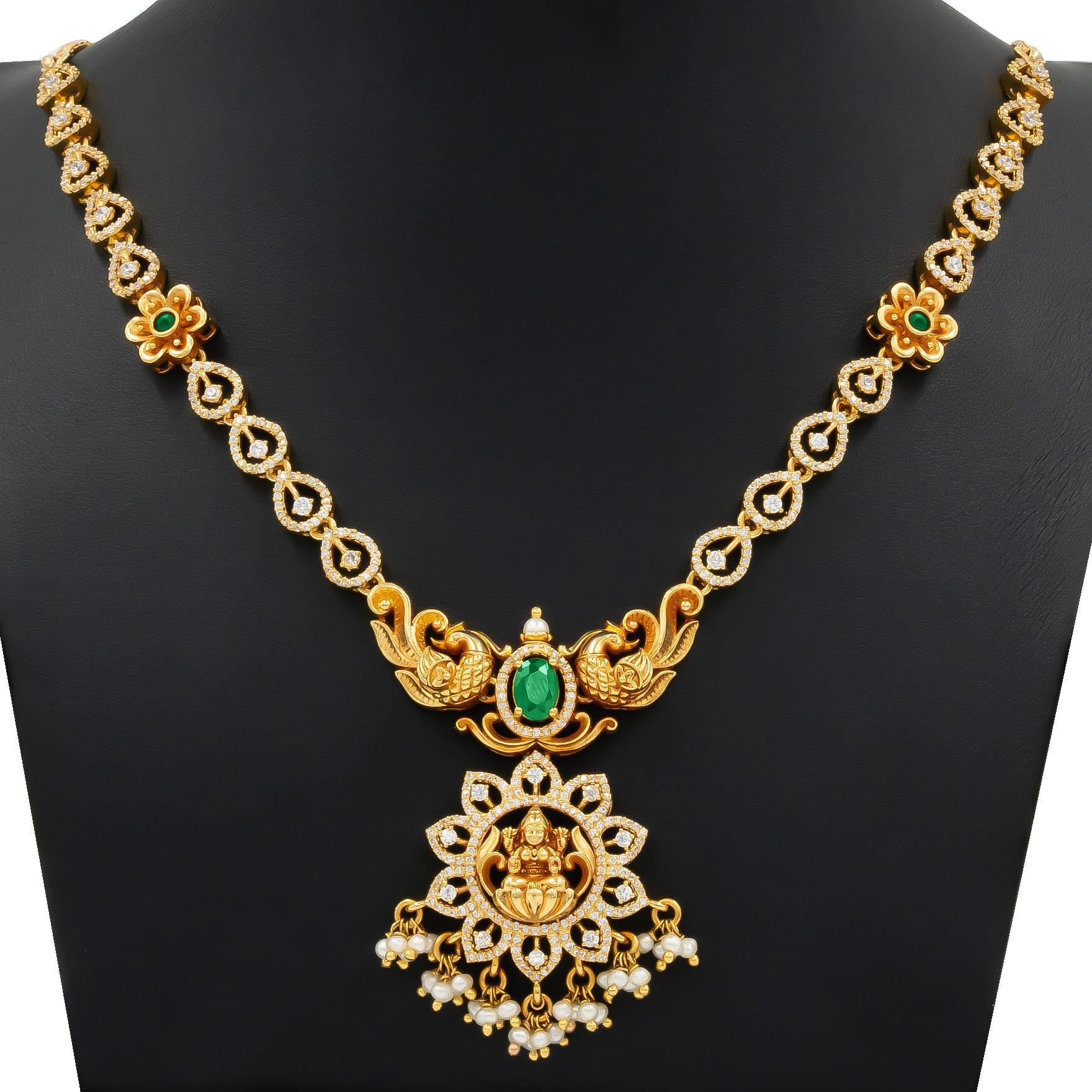 PREMIUM STONE GHERU NECKLACE SHORT SRESHTA PMSGRNSSR1WG-0011, PMSGRHSTSR1WG-023
