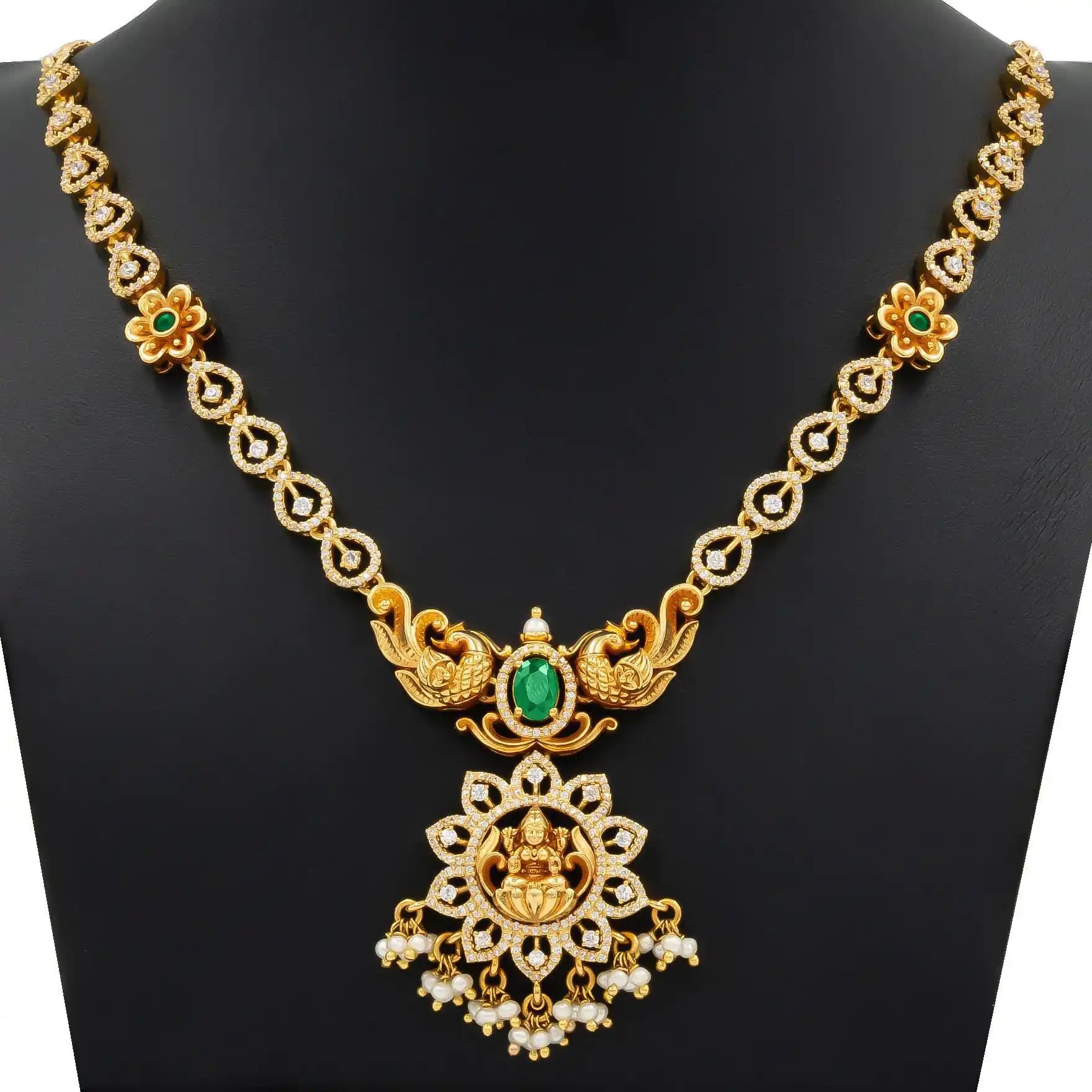 PREMIUM STONE GHERU NECKLACE SHORT SRESHTA PMSGRNSSR1WG-0011, PMSGRHSTSR1WG-023