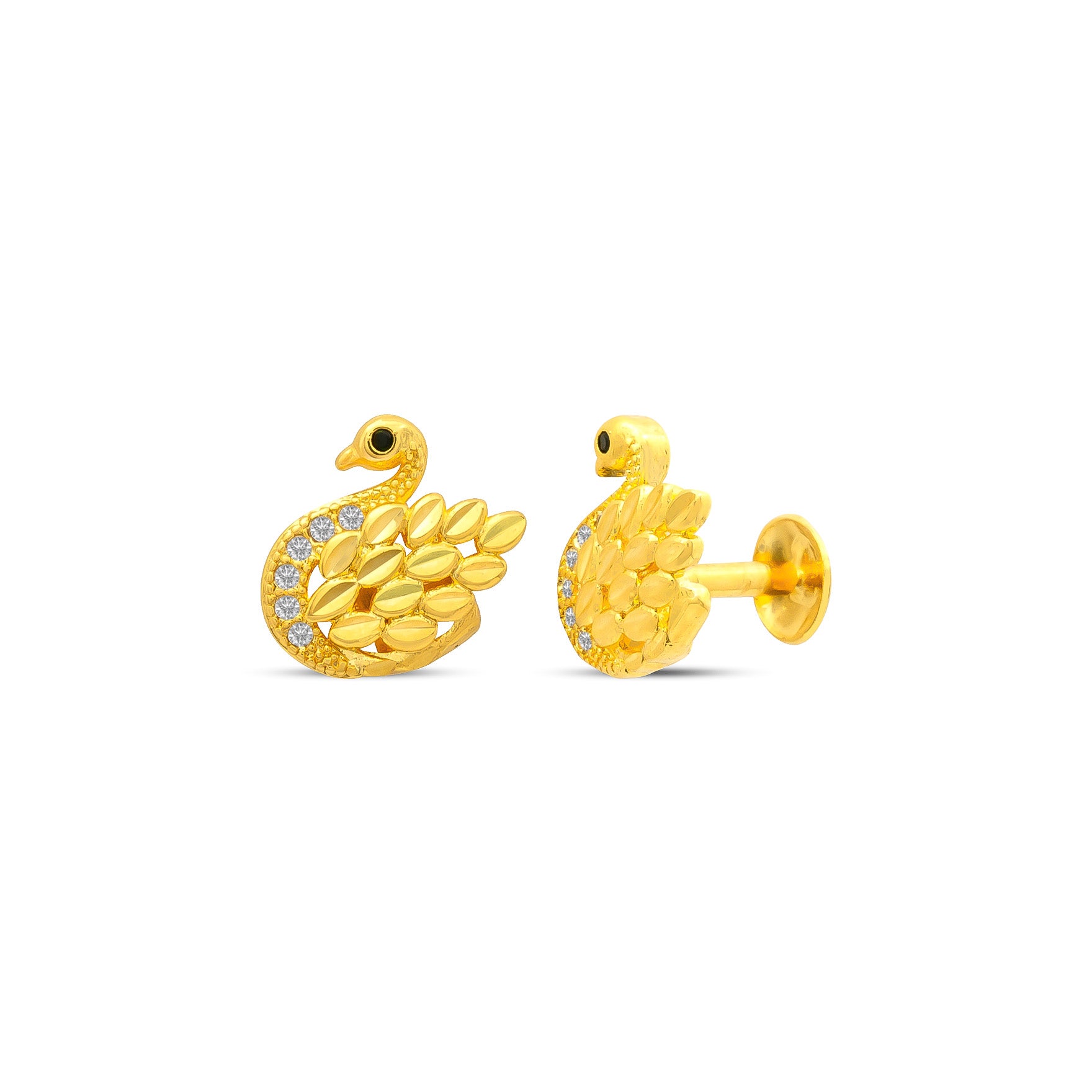 STONE EARRING PSST294WB-001