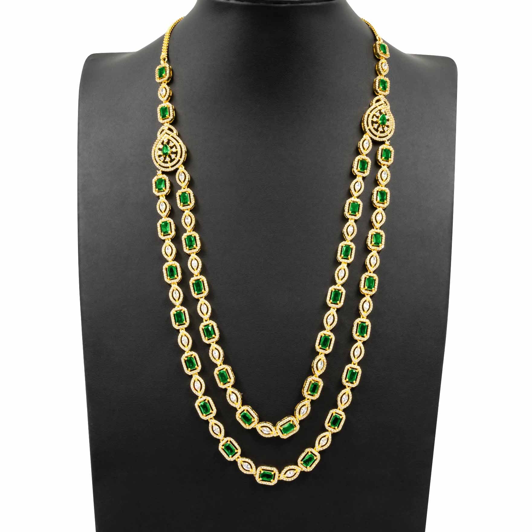 Premium Stone Necklace with Stud PMSNMLWR-0031, PMSHST30WR-022