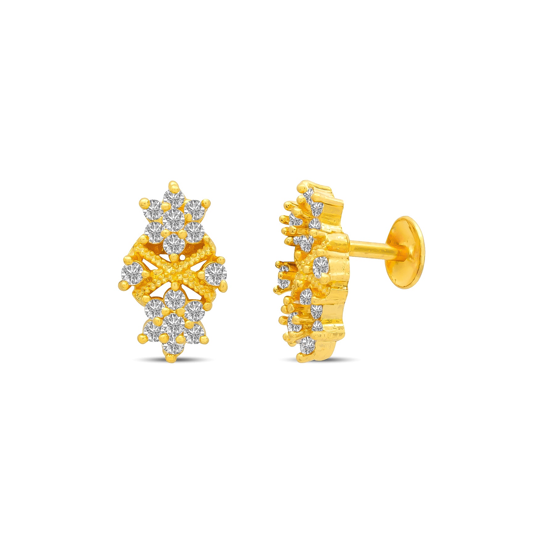 STONE EARRING PSST136W-001