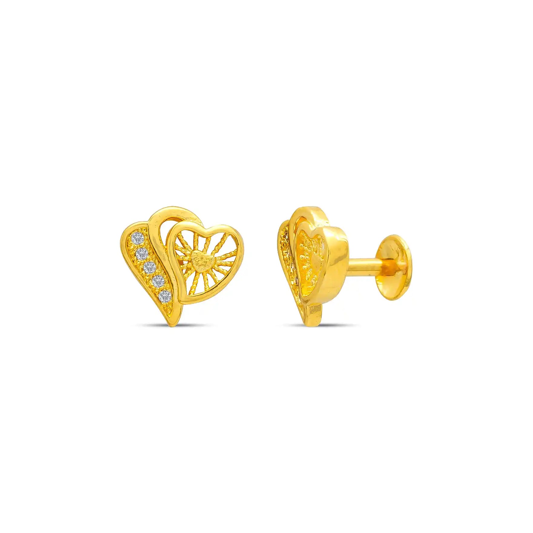 STONE EARRING PSST179W-001
