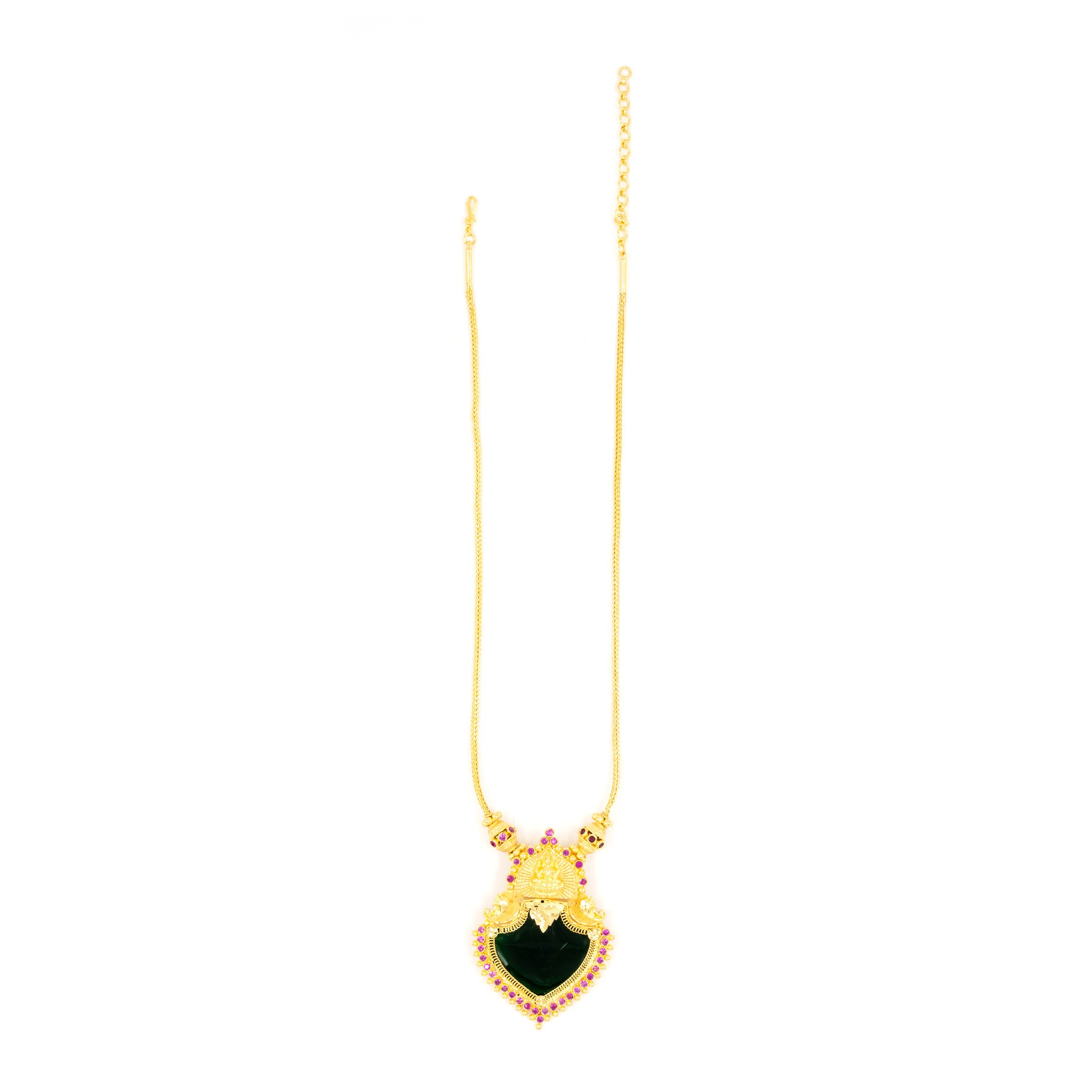 Palakka Green Jimika Necklace PSPKNPG53-0311