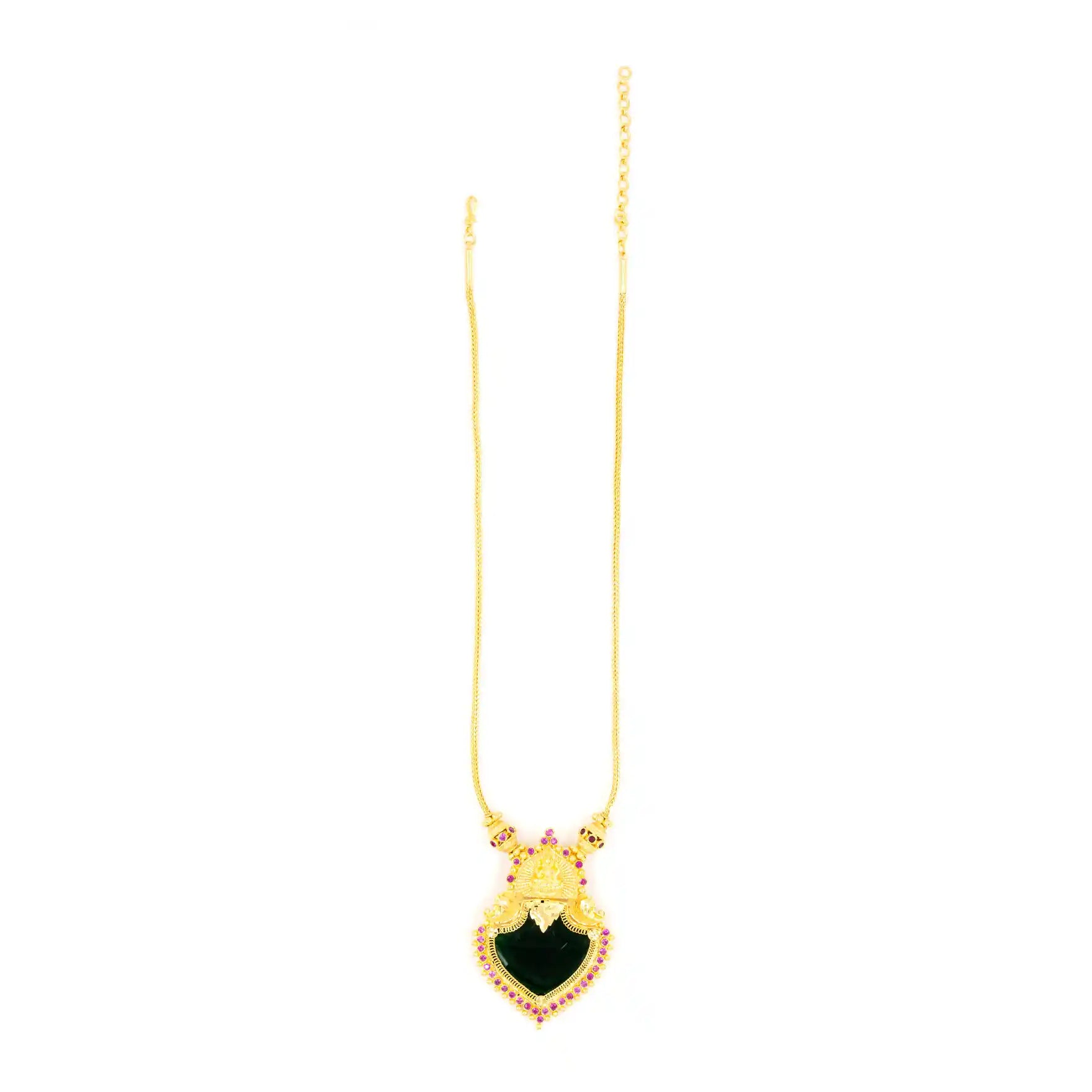 Palakka Green Jimika Necklace PSPKNPG53-0311