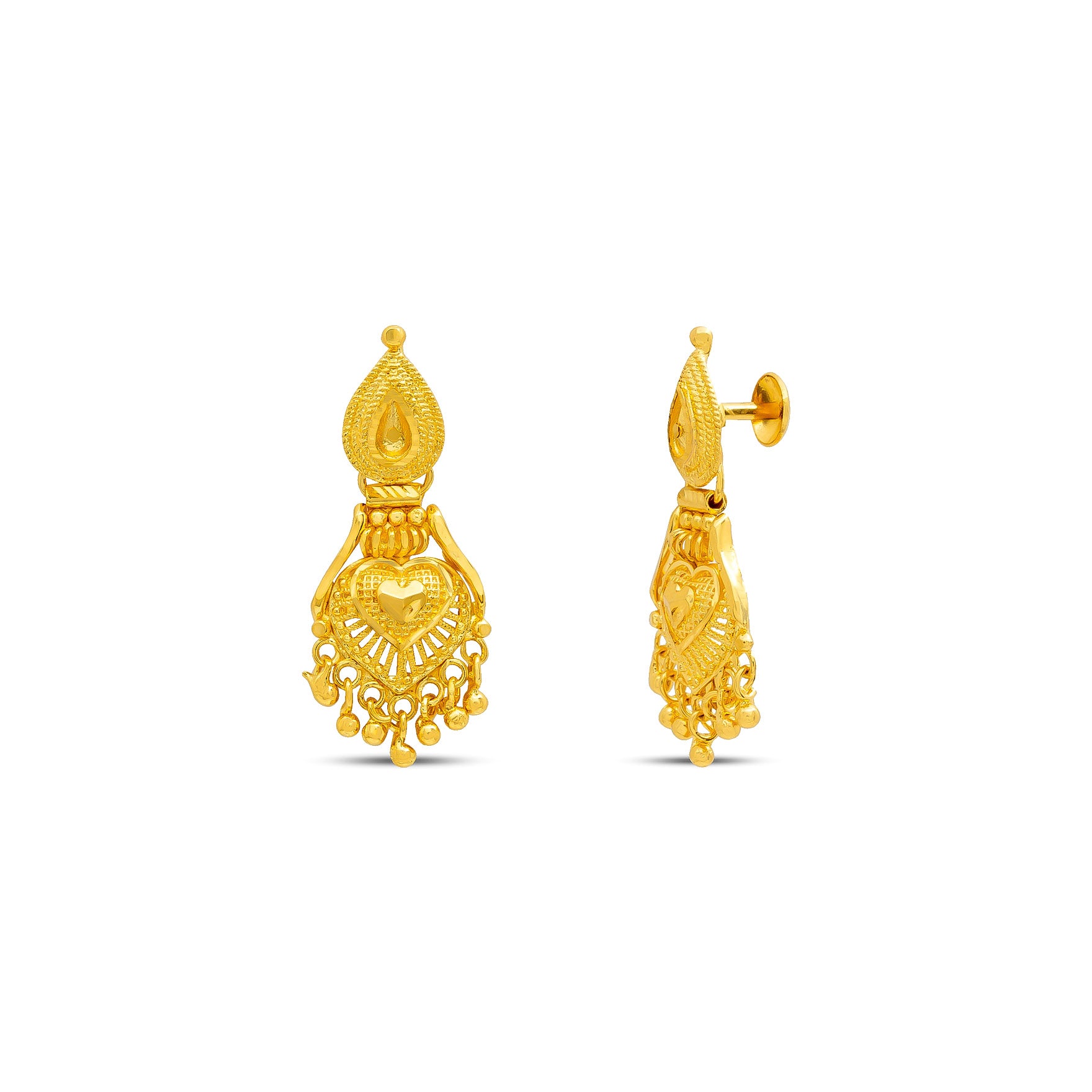 GOLDEN HANGING STUD PGHST246-001