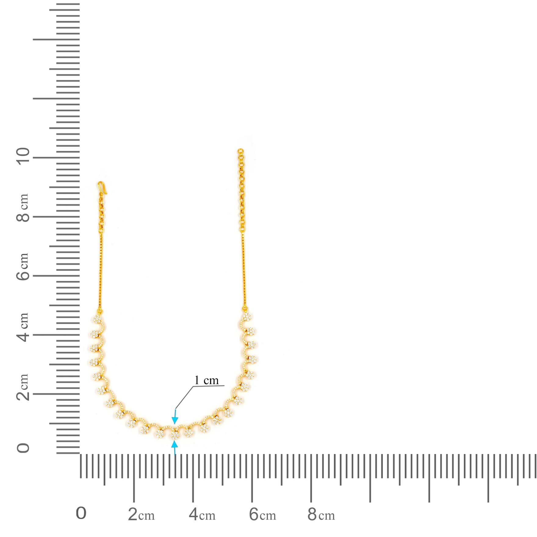 Premium Stone Necklace with Stud PMSNS36W-008, PMSHST46W-052