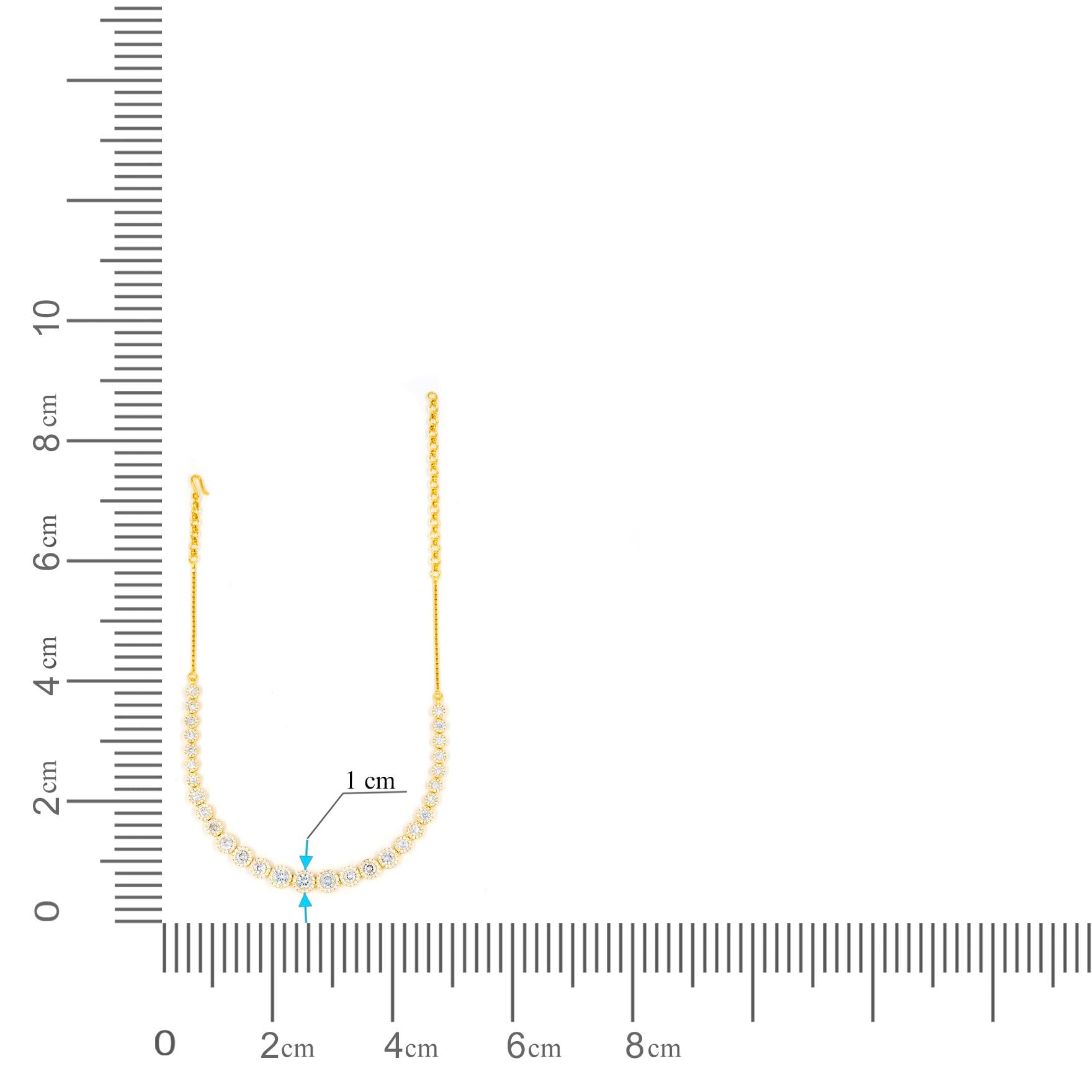 Premium Stone Necklace with Stud PMSNS33W-008, PMSHST27W-082