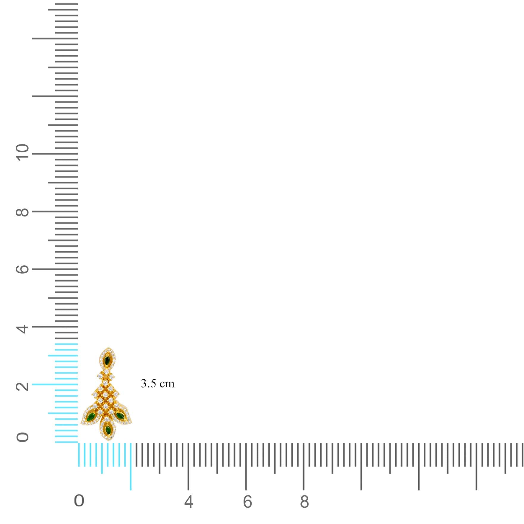 Premium Stone Necklace with Stud PMSNS1WG-007, PMSHST4WG-002