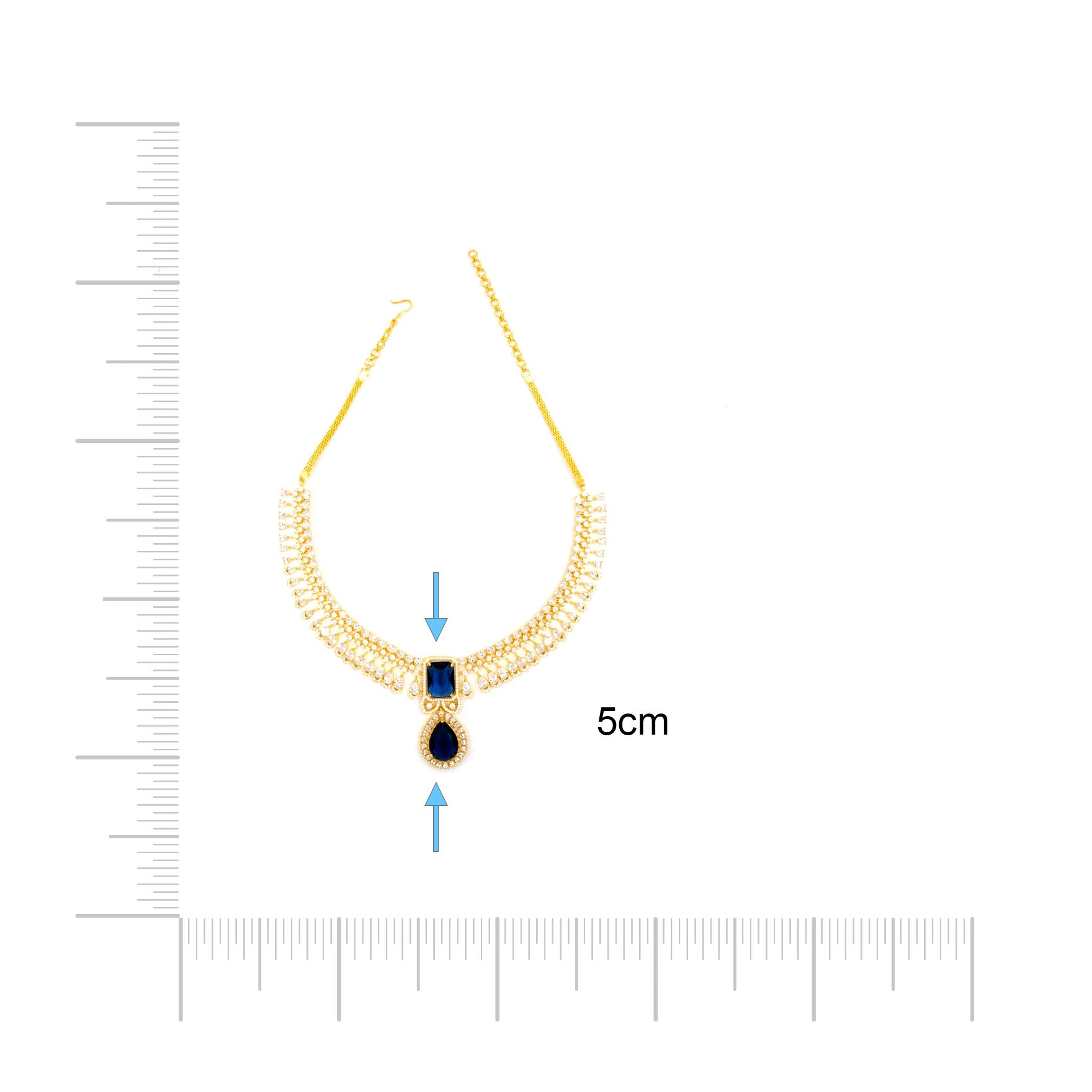 STONE NECKLACE PMSNS44WBL-0031, PMSHST97WBL-082