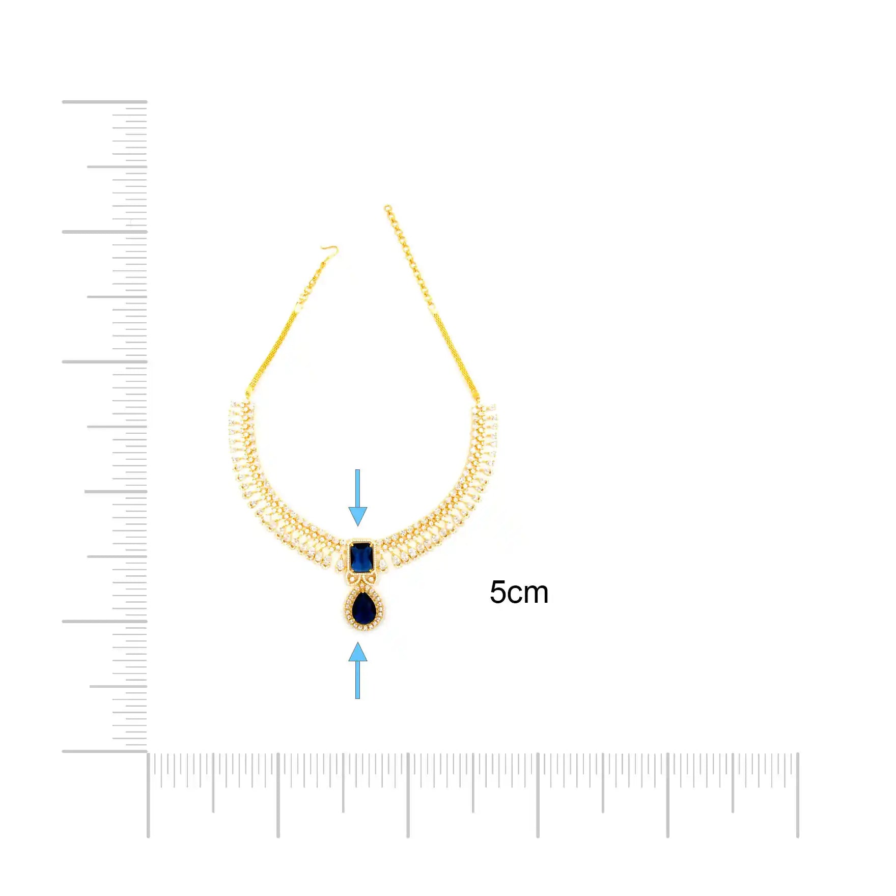 STONE NECKLACE PMSNS44WBL-0031, PMSHST97WBL-082