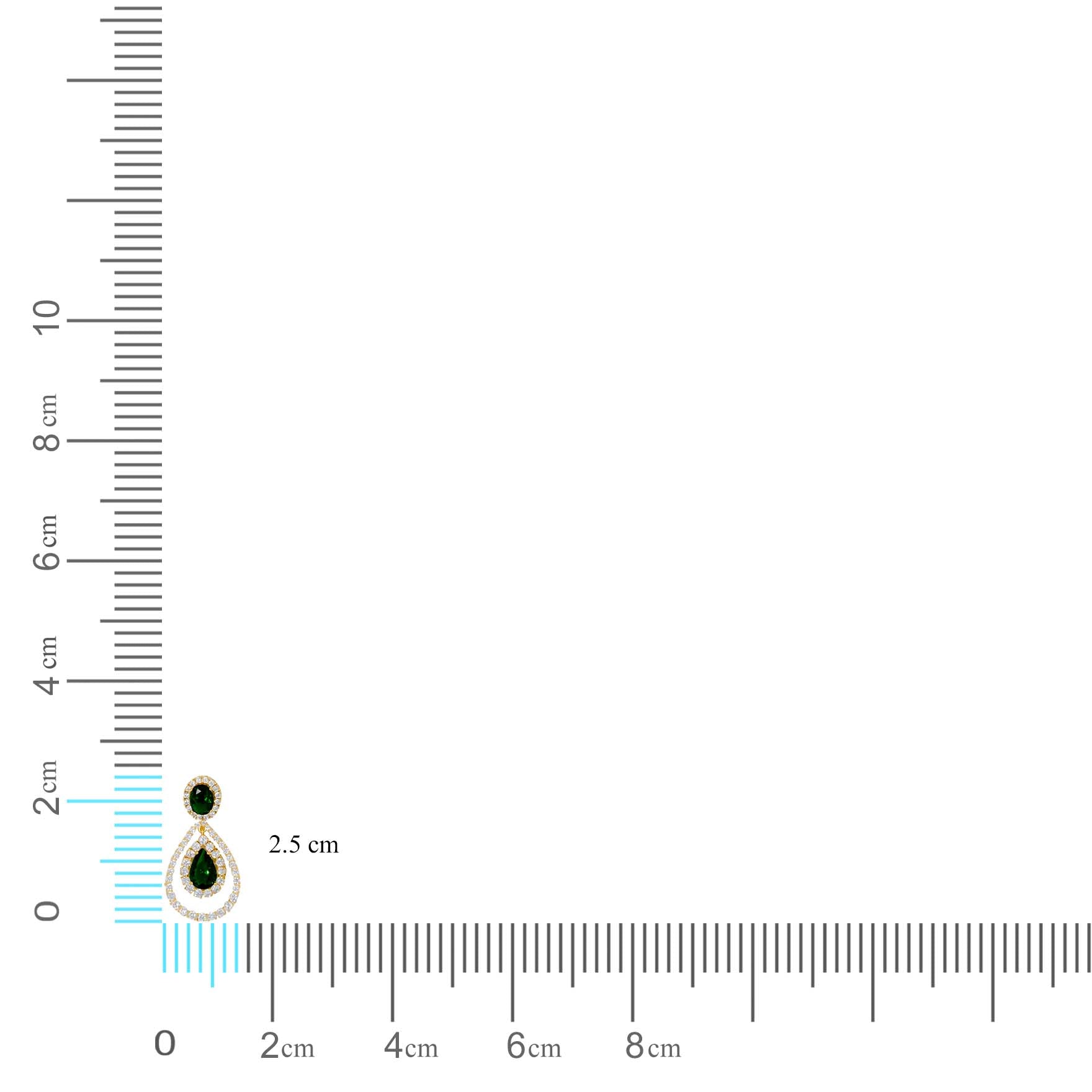 Premium Stone Necklace with Stud PMSNS17WG-009, PMSHST28WG-082