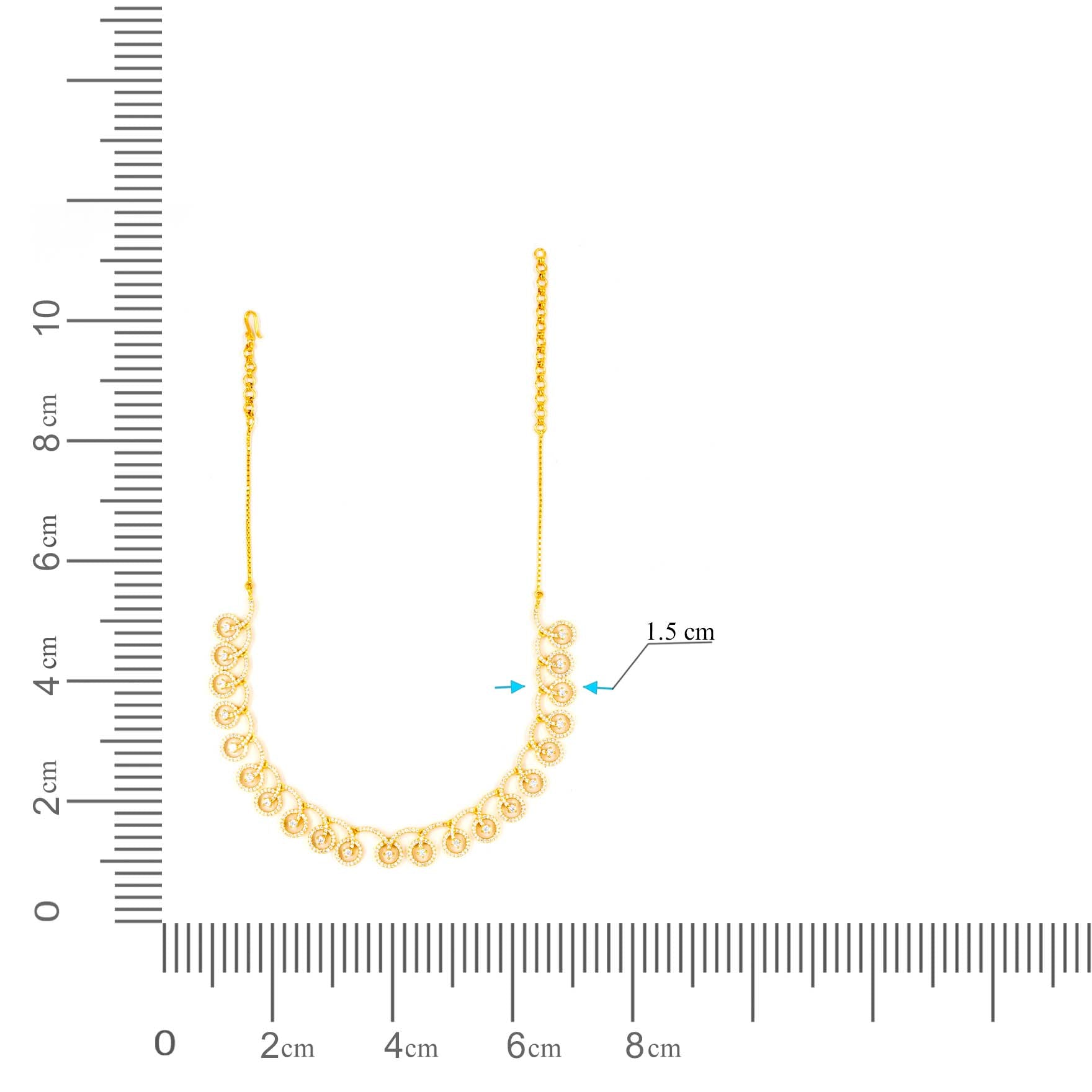 Premium Stone Necklace with Stud PMSNS39W-008, PMSHST31W-082