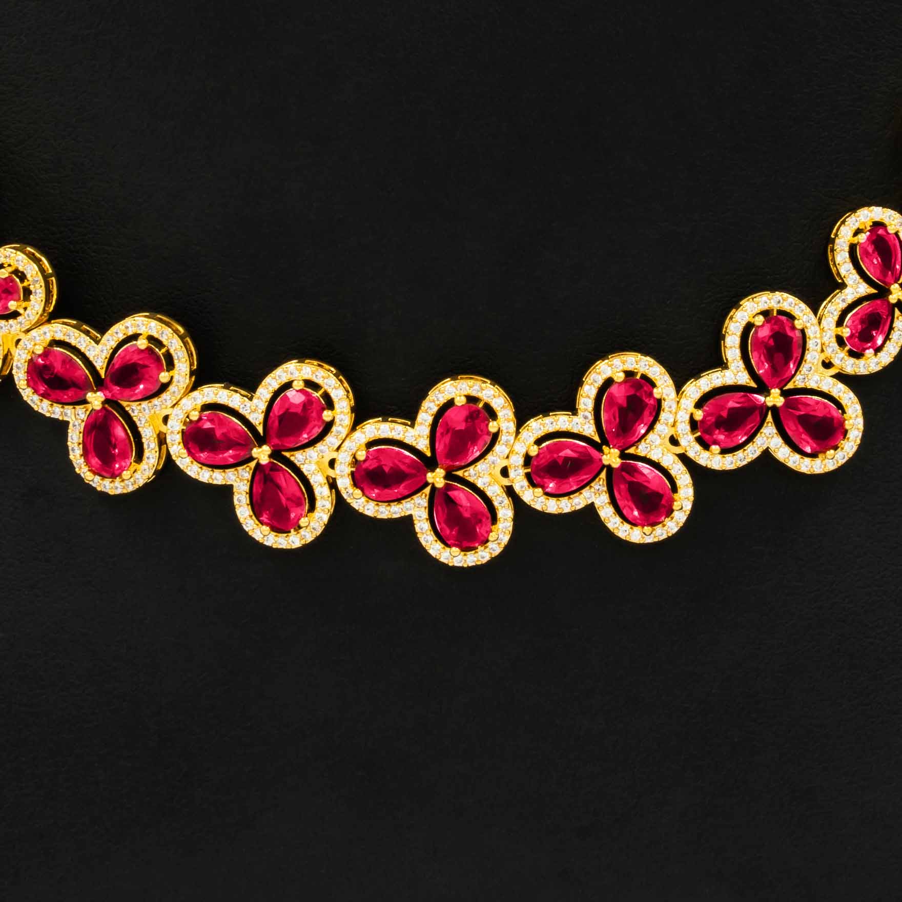 Stone Necklace with Stud PMSNS3WX-008, PMSHST2WX-082