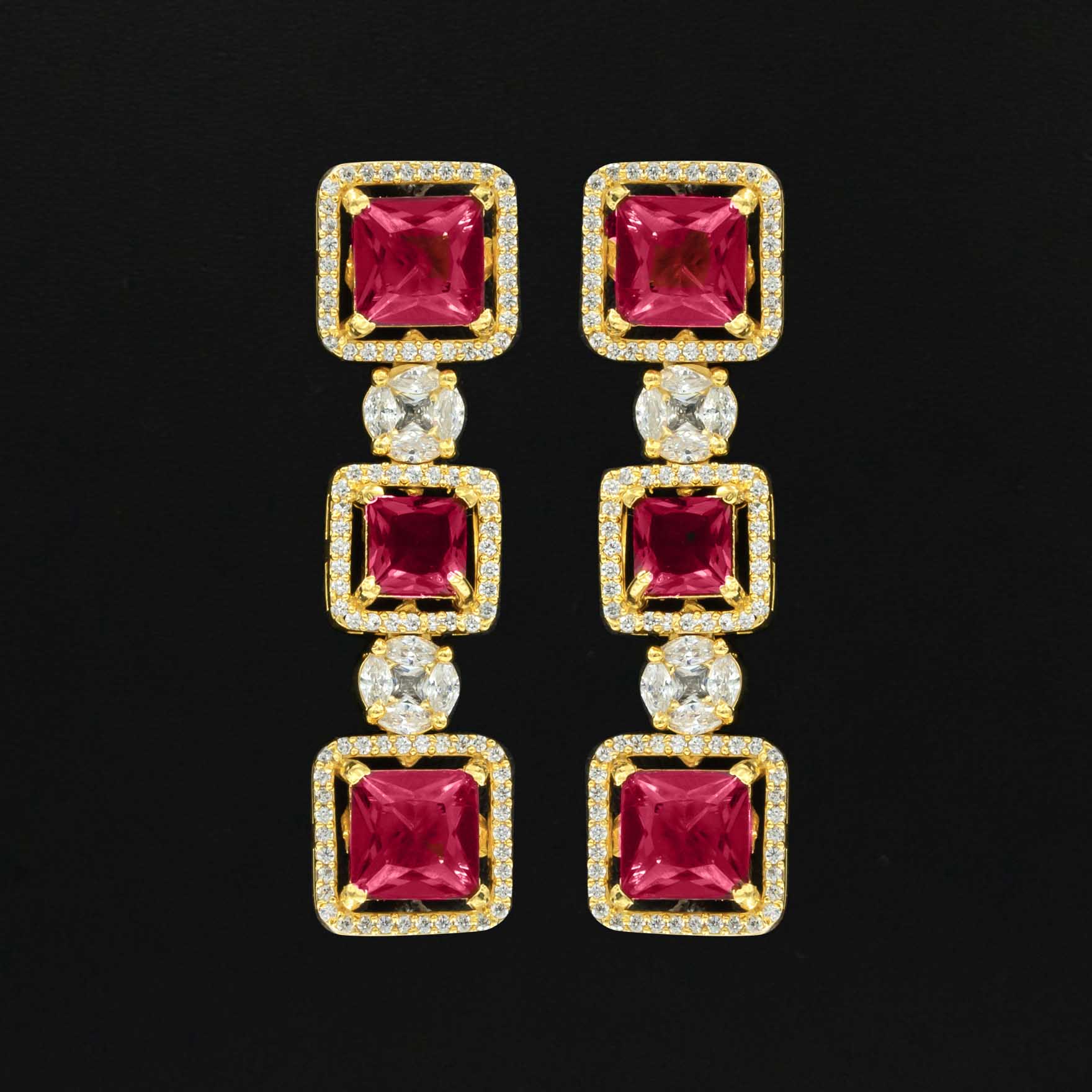 Stone Necklace with Stud PMSNS24WX-008, PMSHST11WX-003