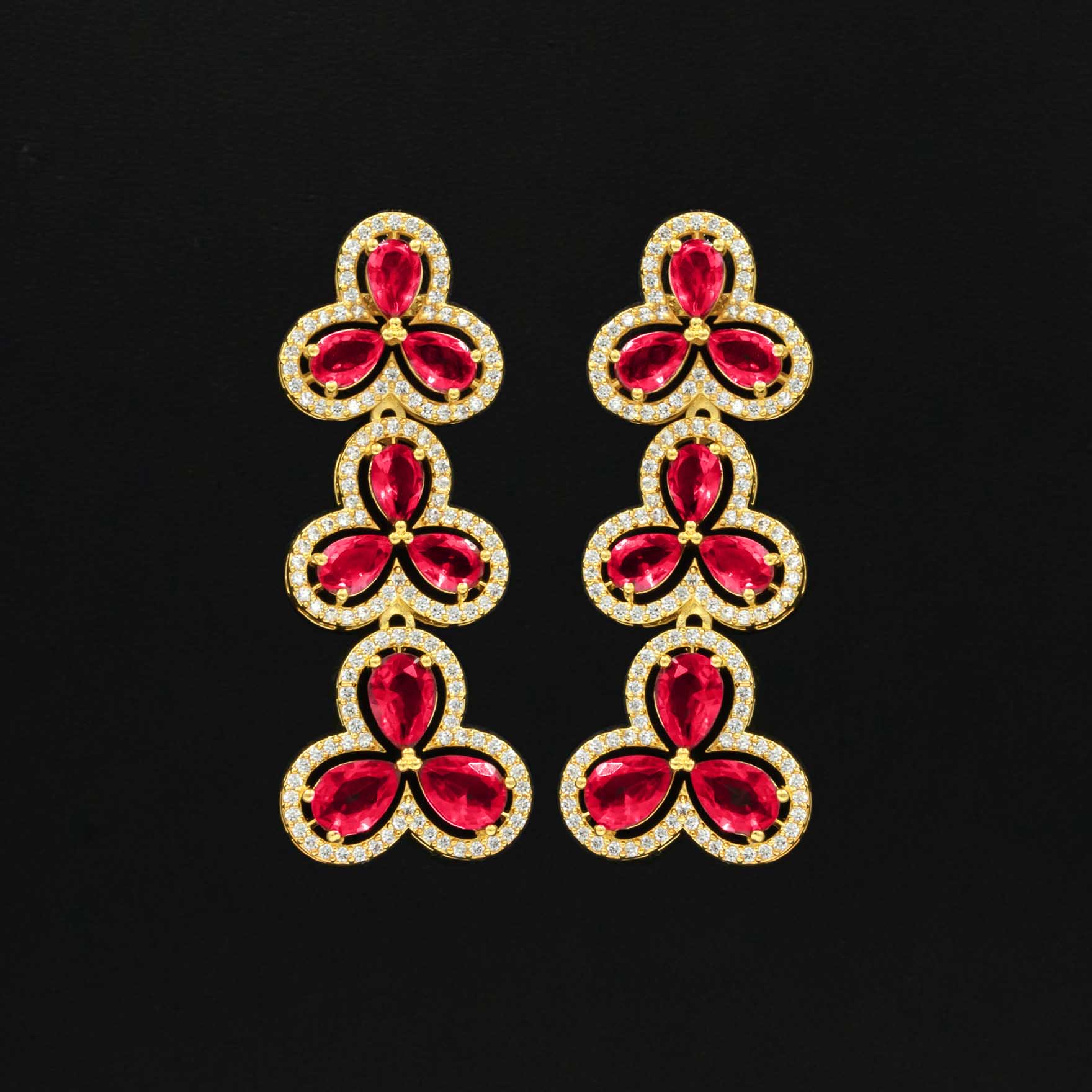 Stone Necklace with Stud PMSNS3WX-008, PMSHST2WX-082