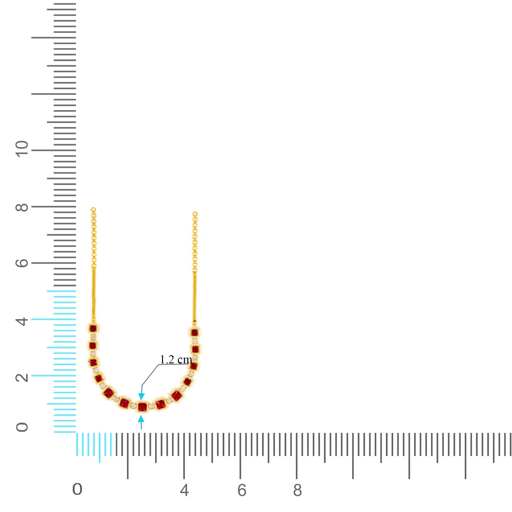 Stone Necklace with Stud PMSNS24WX-008, PMSHST11WX-003