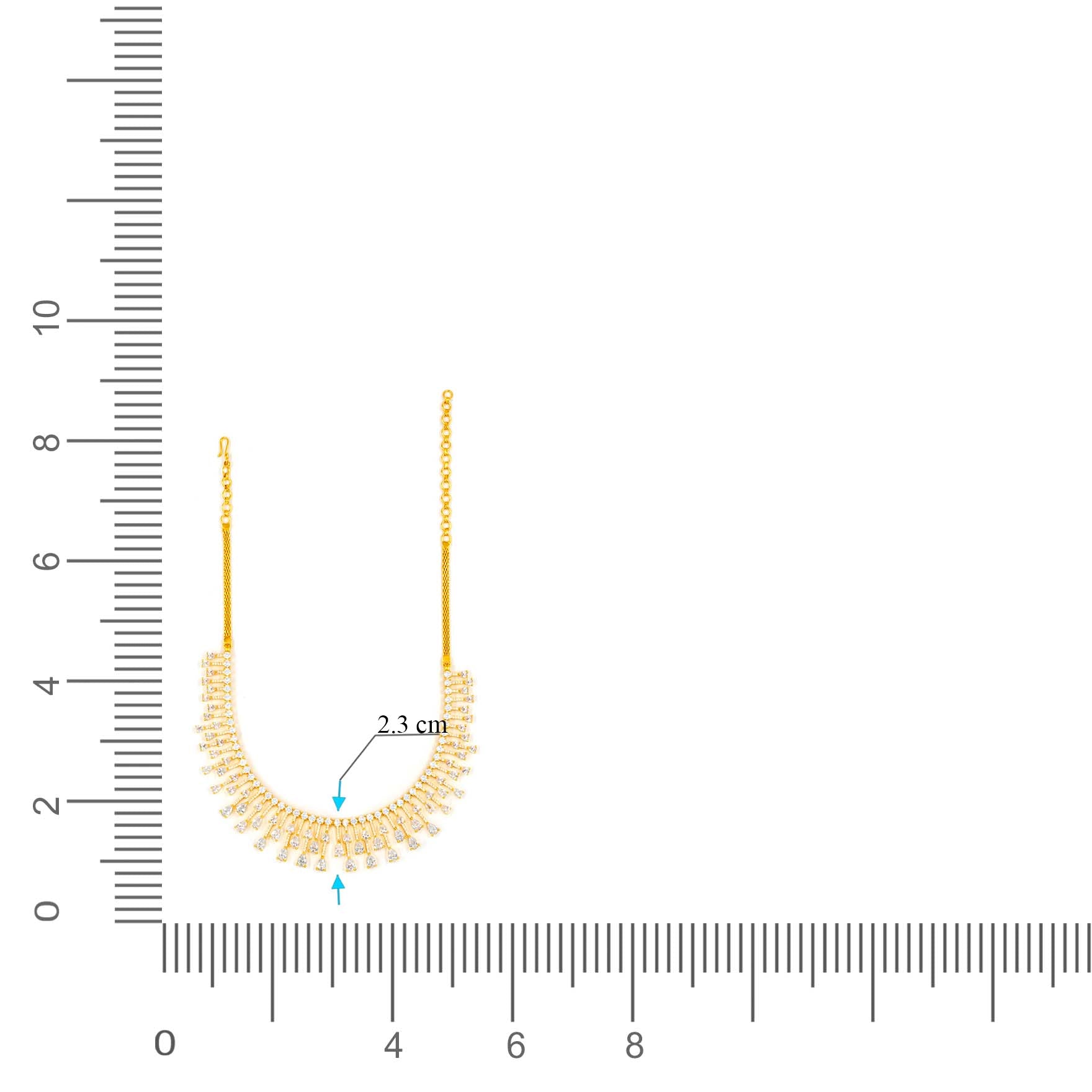 Stone Necklace with Stud PMSNS42W-008, PMSHST53W-052