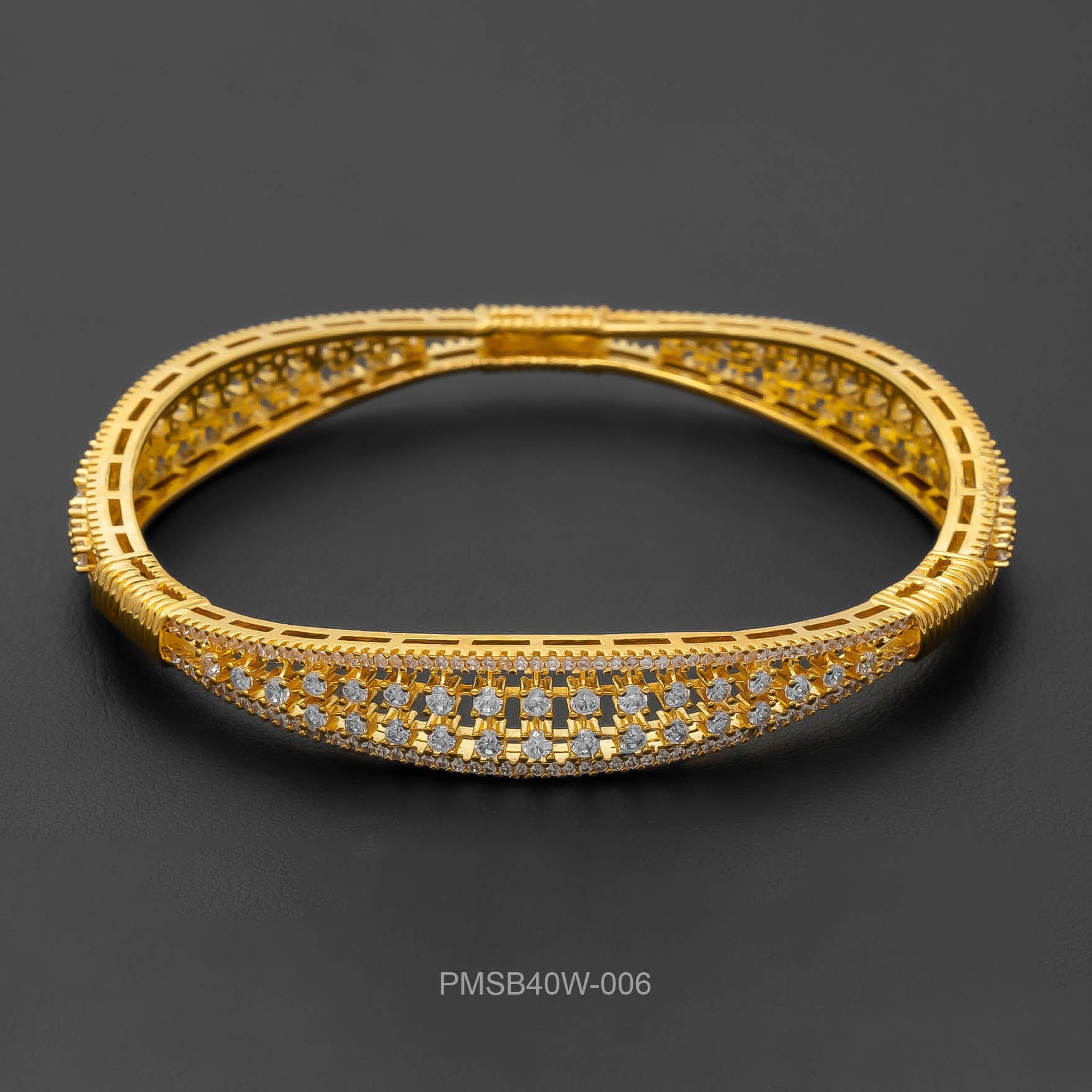 PREMIUM STONE BANGLE PMSB40W-006