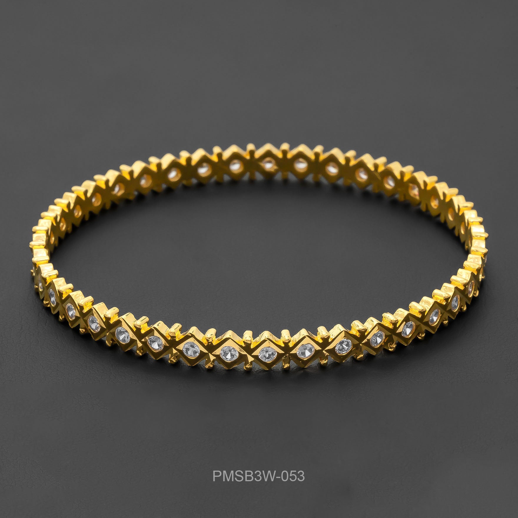 PREMIUM STONE BANGLE PMSB3W-053