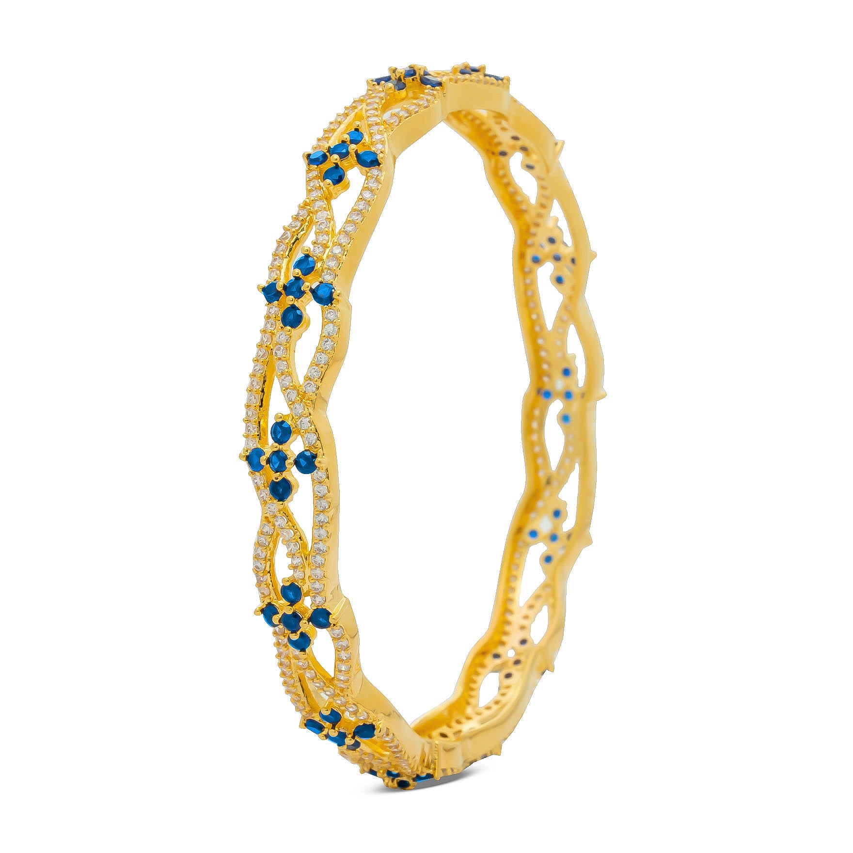 PREMIUM STONE BANGLE PMSB33WBL-006