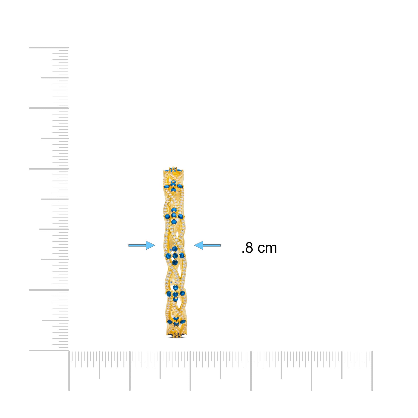 PREMIUM STONE BANGLE PMSB33WBL-006