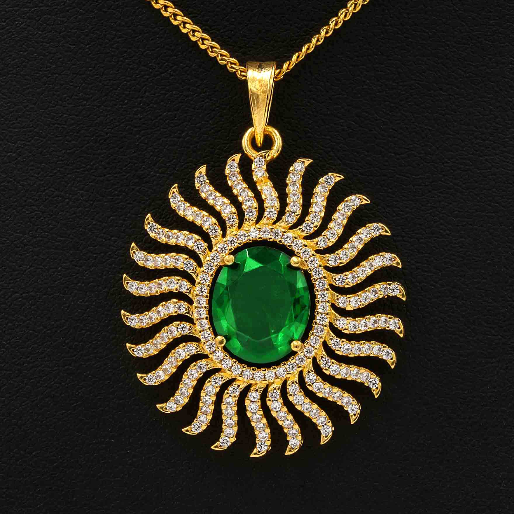 Stone Pendant with Stud PMSLT2WG-082, PMSST9WG-052