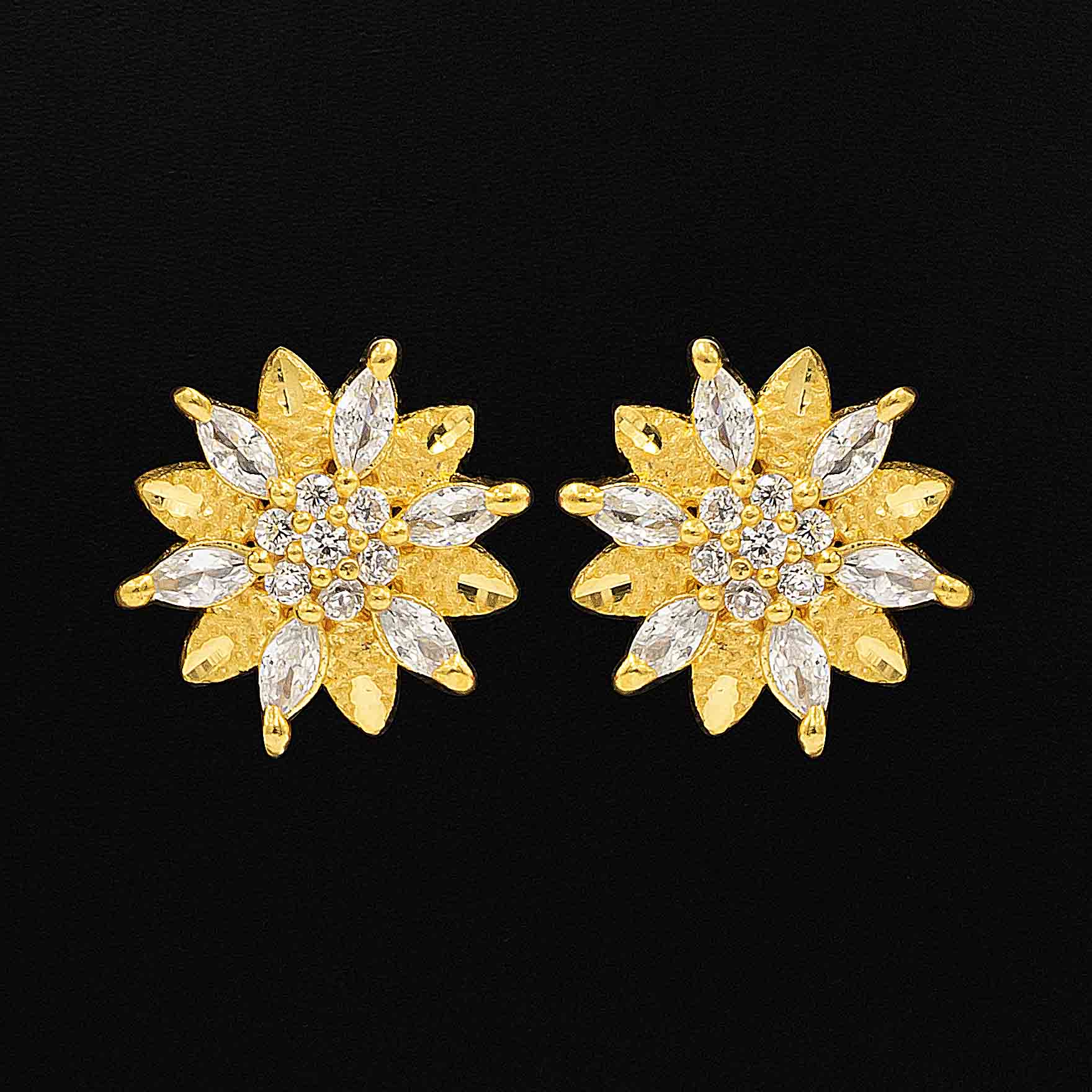 Stone Earrings PSST130W-001