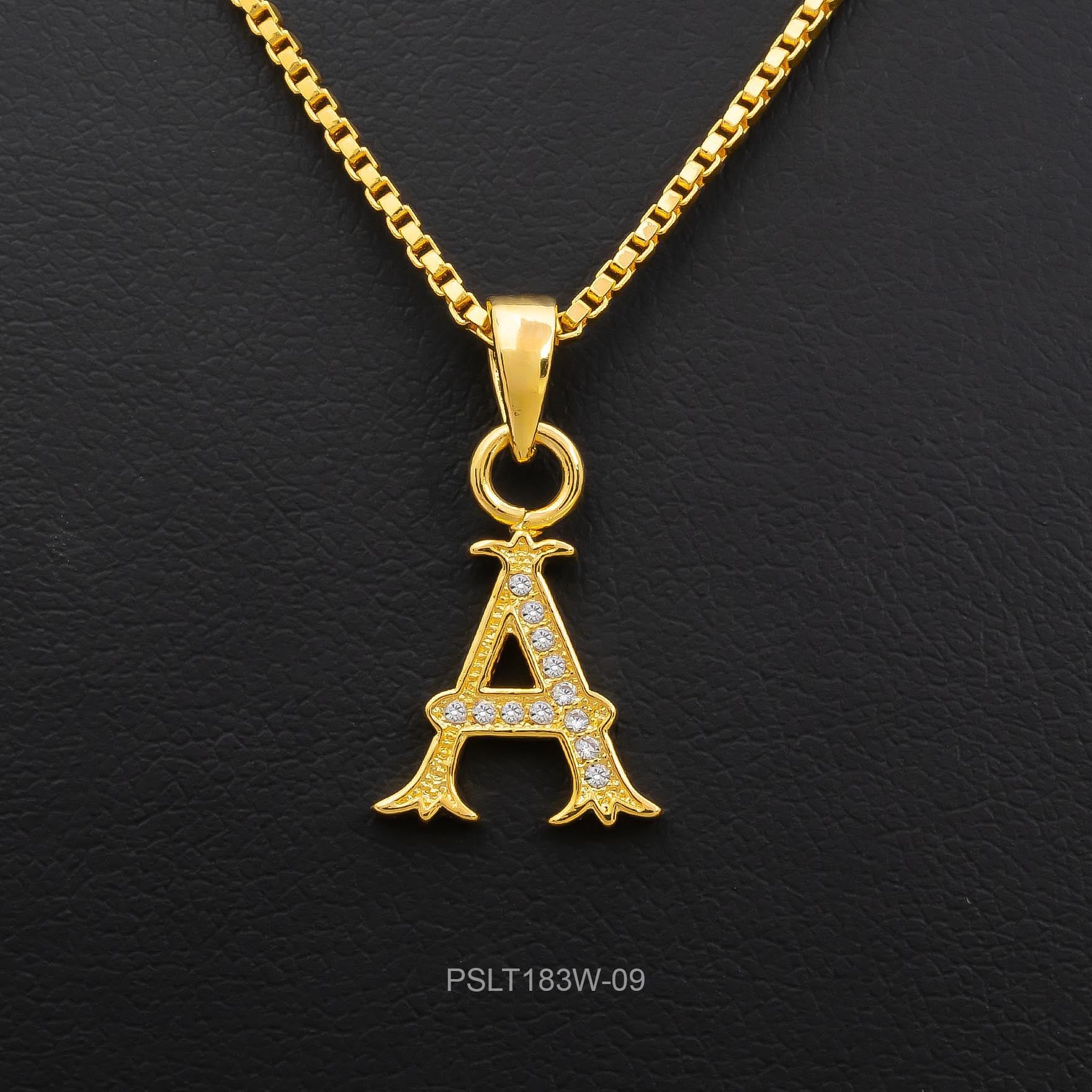 Gold Pendant PSLT183W-09