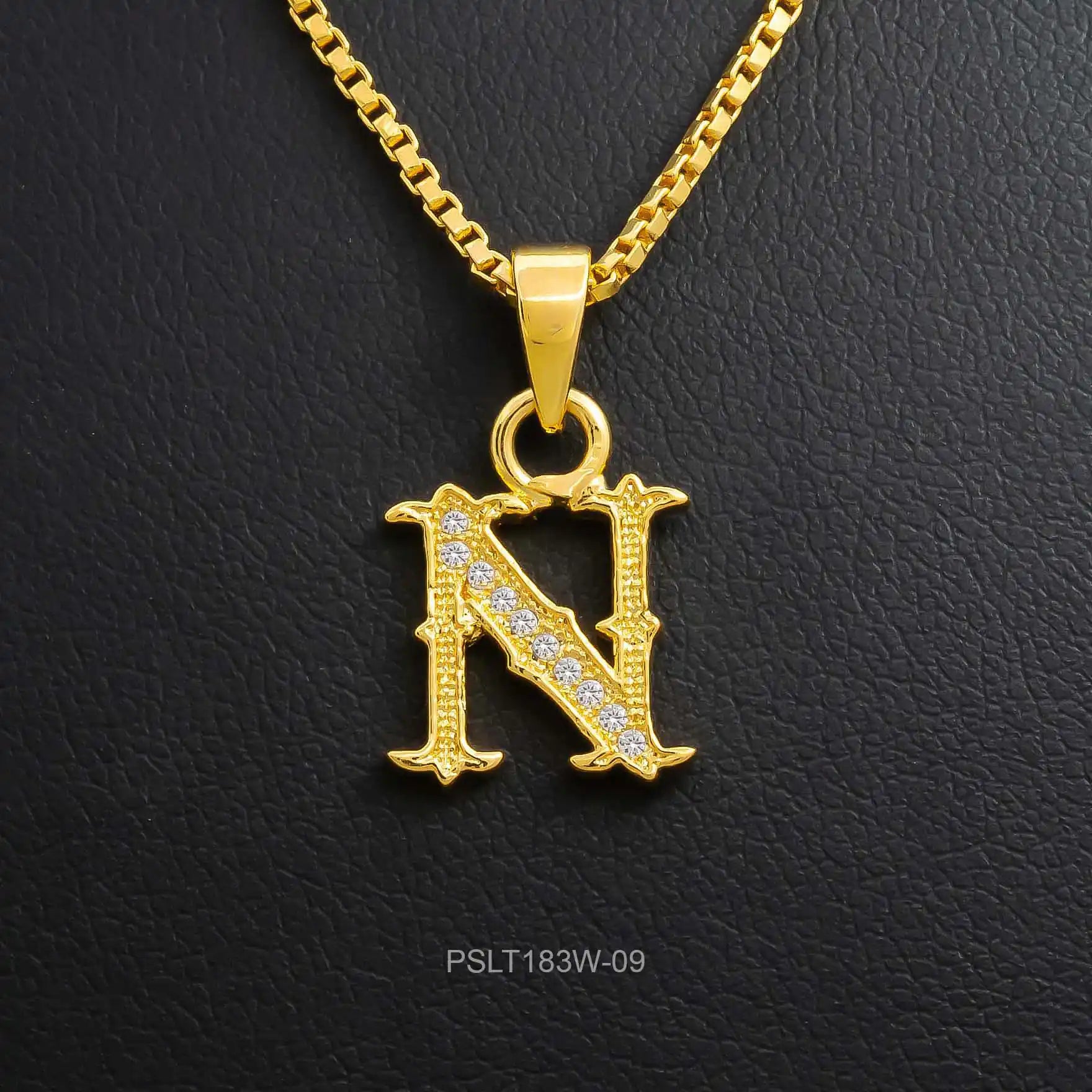 Gold Pendant PSLT183W-09