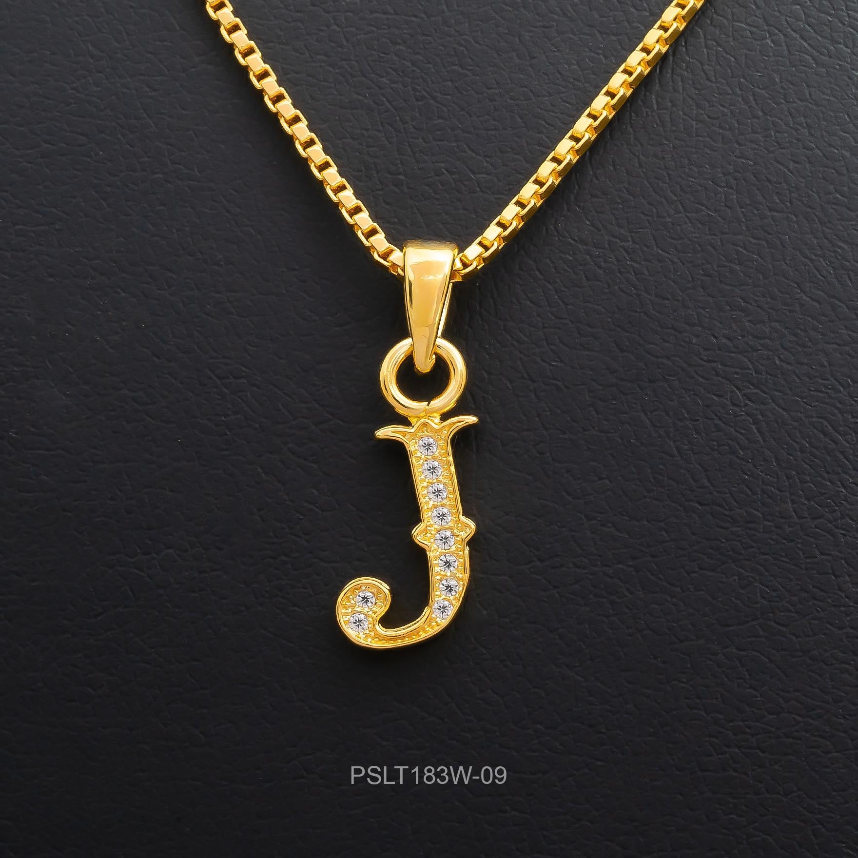 Gold Pendant PSLT183W-09