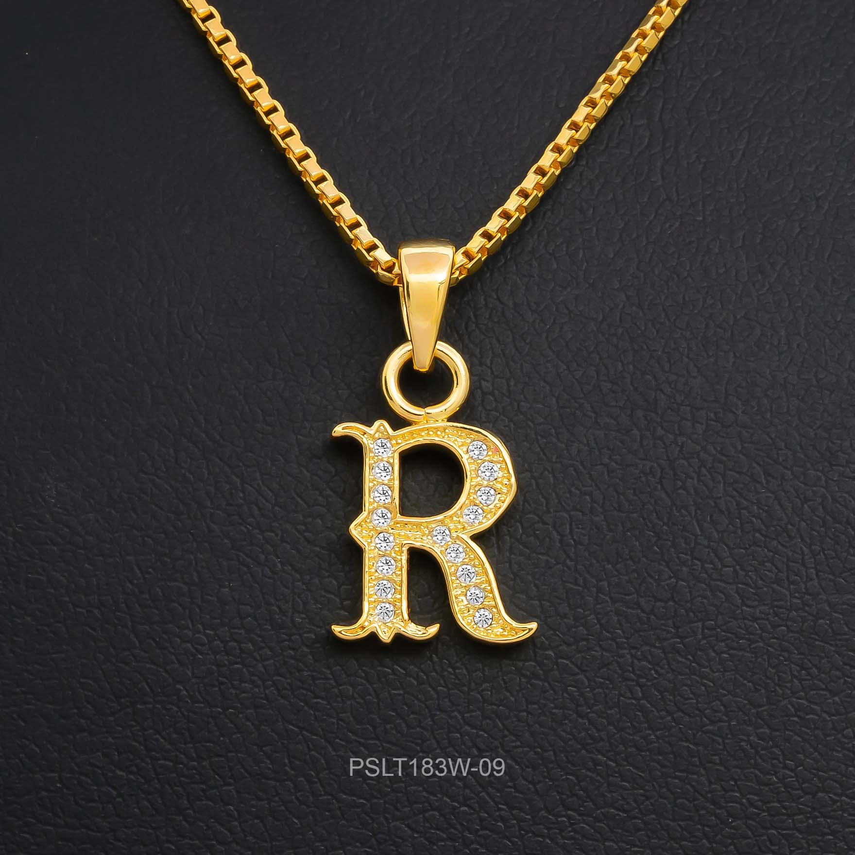 Gold Pendant PSLT183W-09