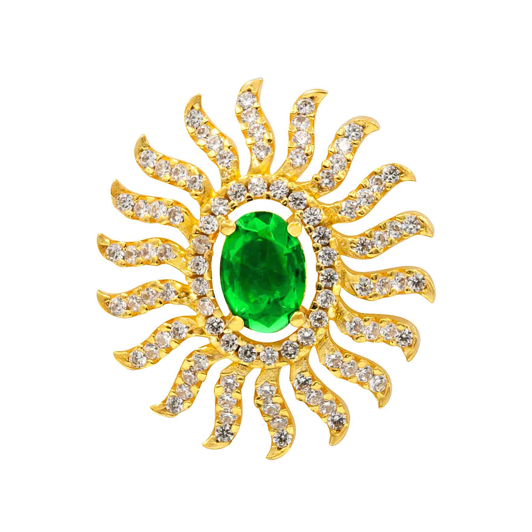 Stone Pendant with Stud PMSLT2WG-082, PMSST9WG-052