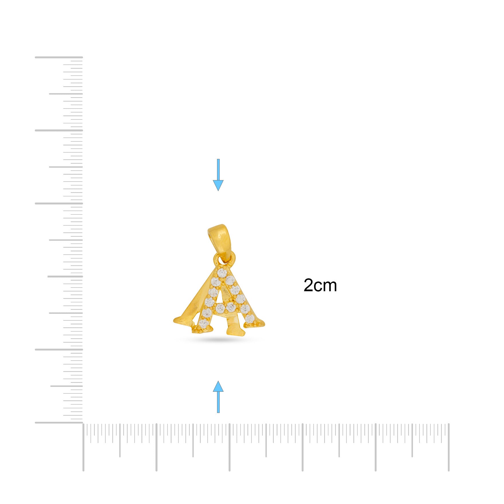 Gold Pendant PSLT94W-09