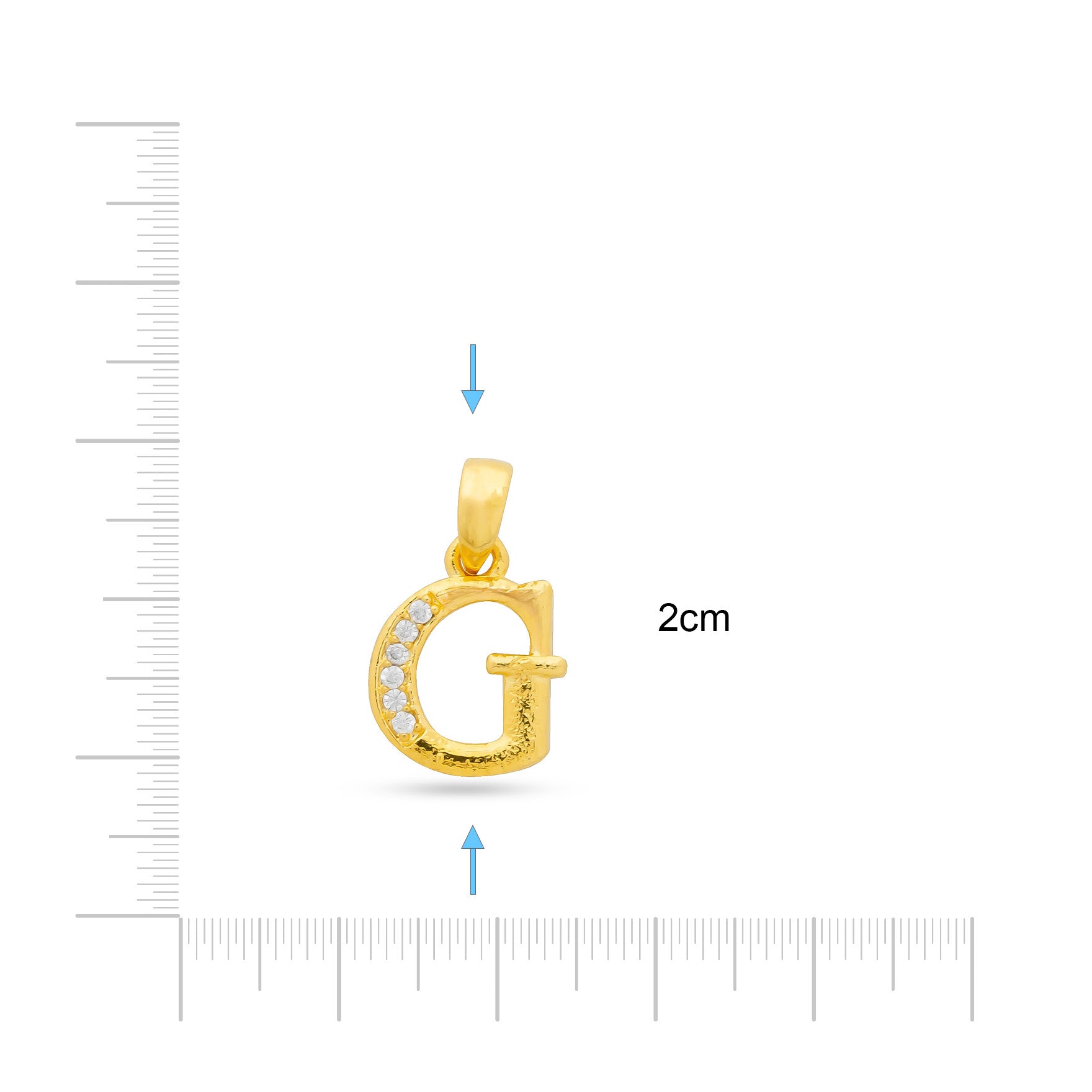 Gold Pendant PSLT139W-09