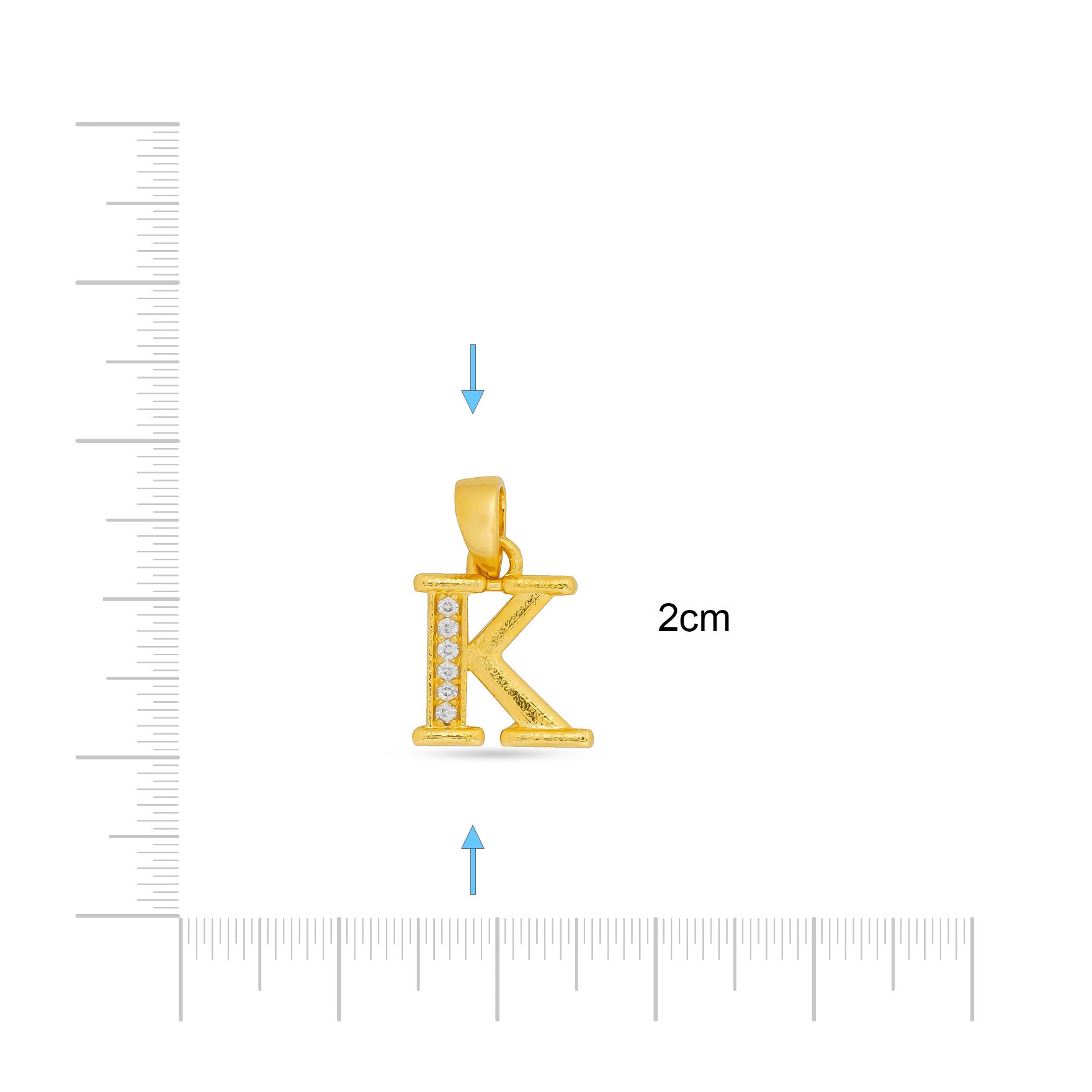 Gold Pendant PSLT139W-09