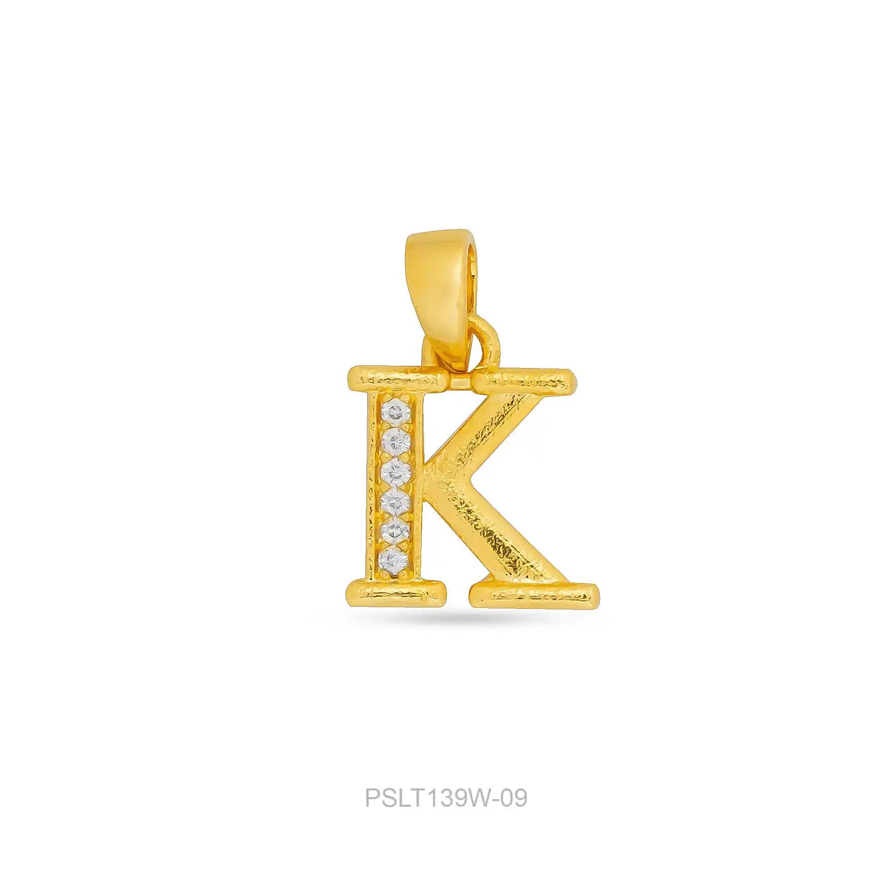 Gold Pendant PSLT139W-09