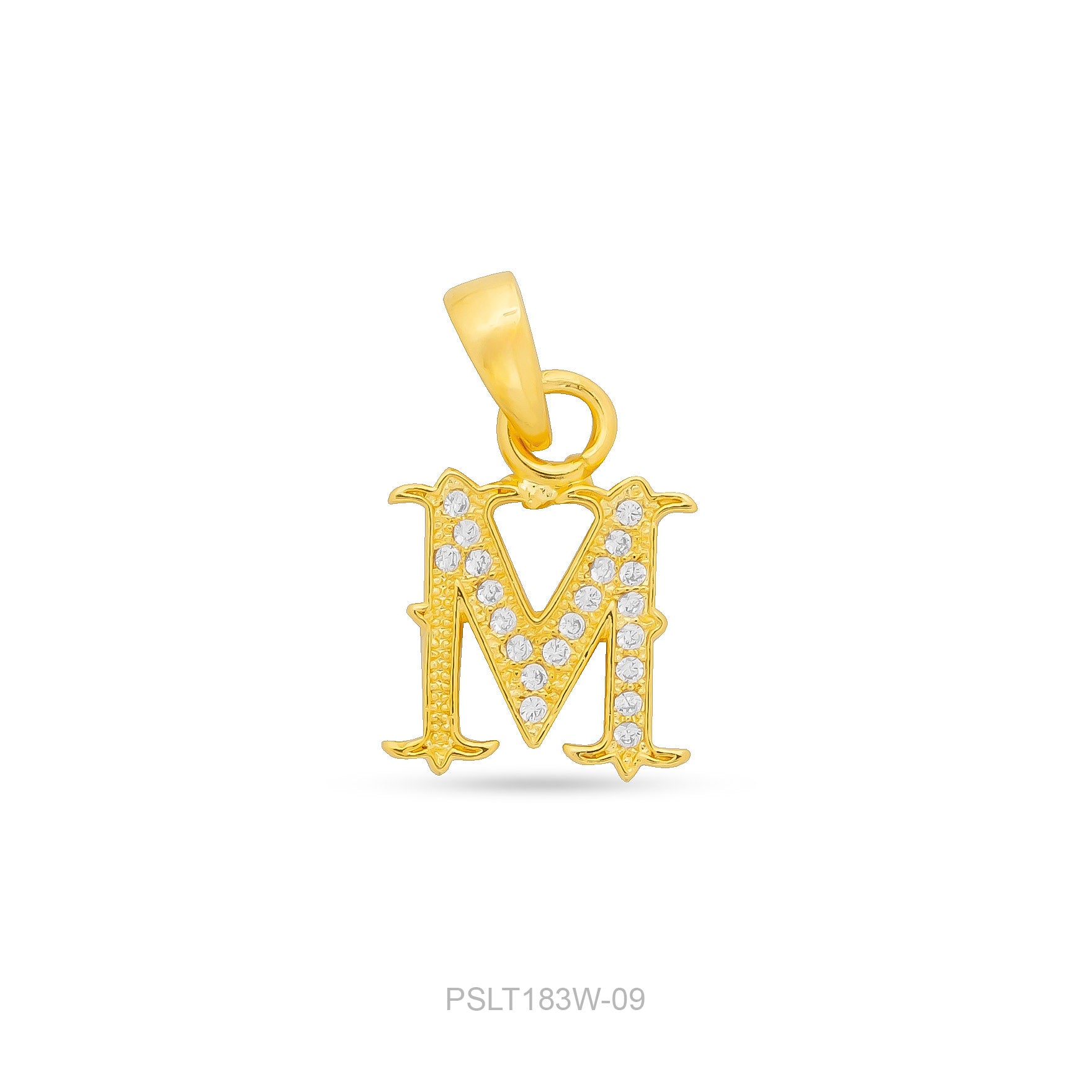 Gold Pendant PSLT183W-09