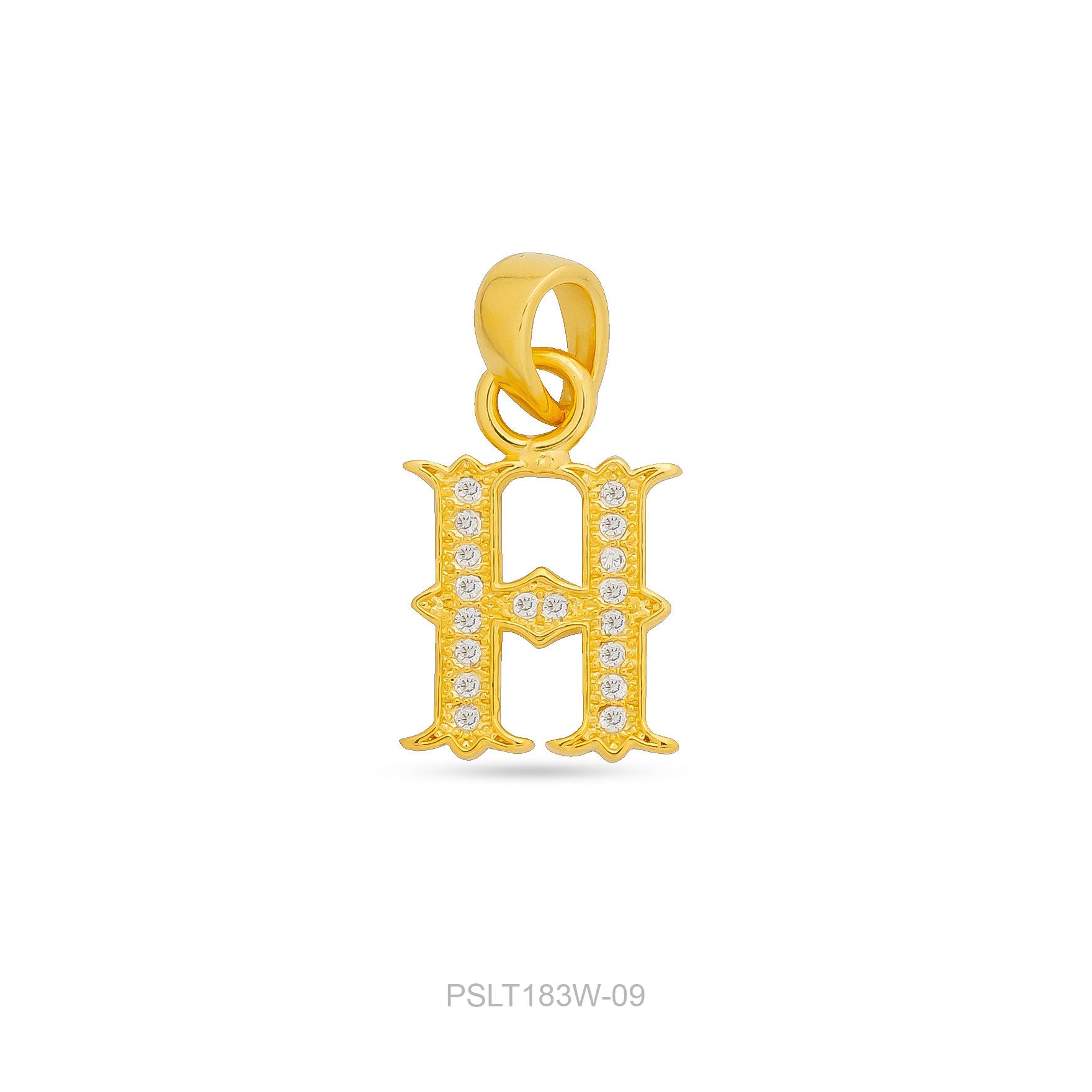 Gold Pendant PSLT183W-09