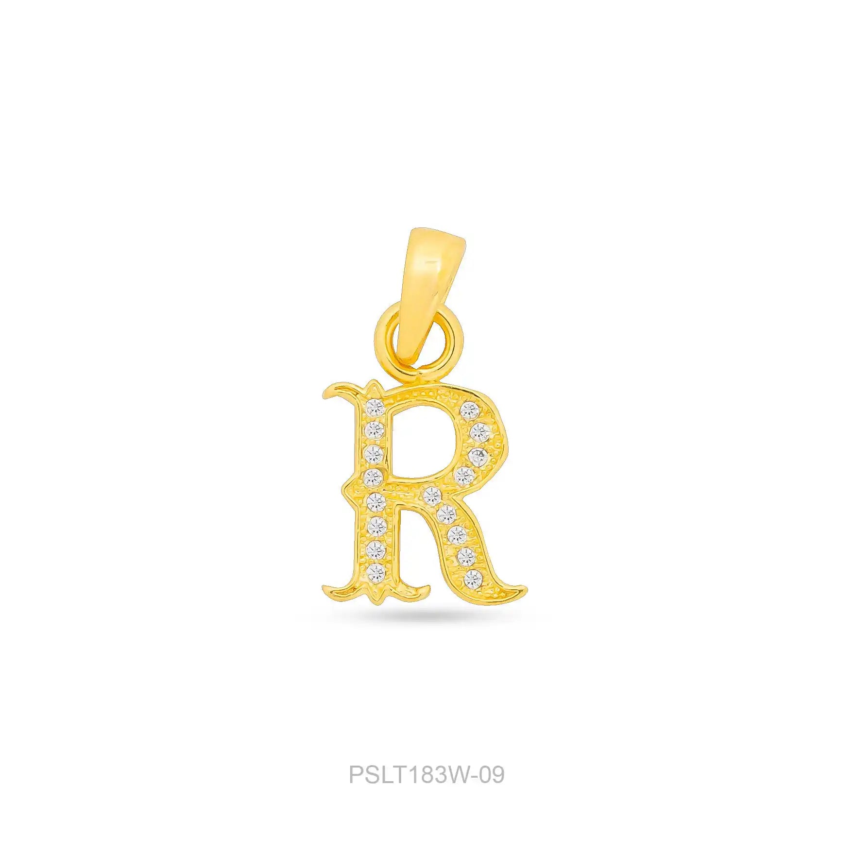 Gold Pendant PSLT183W-09