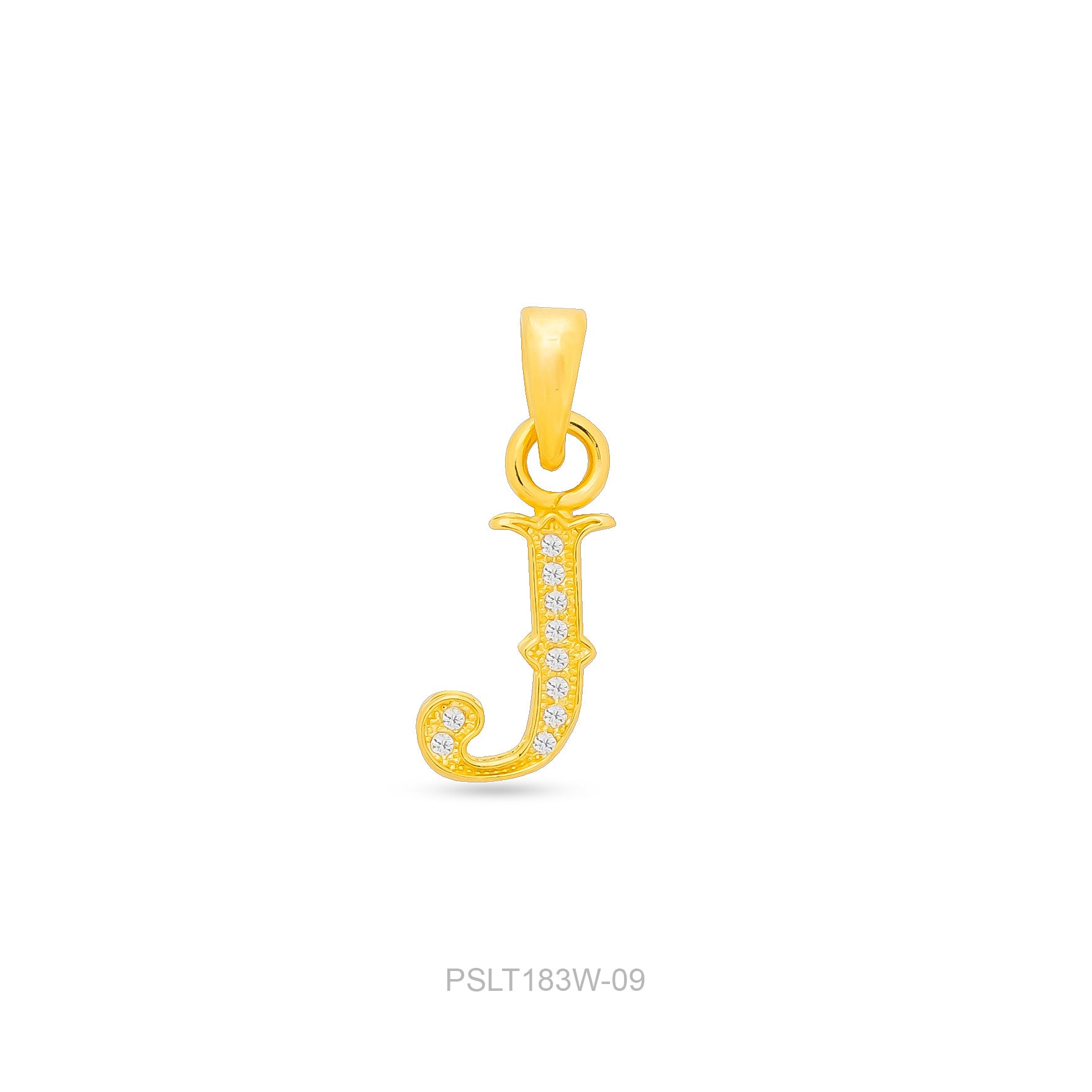 Gold Pendant PSLT183W-09