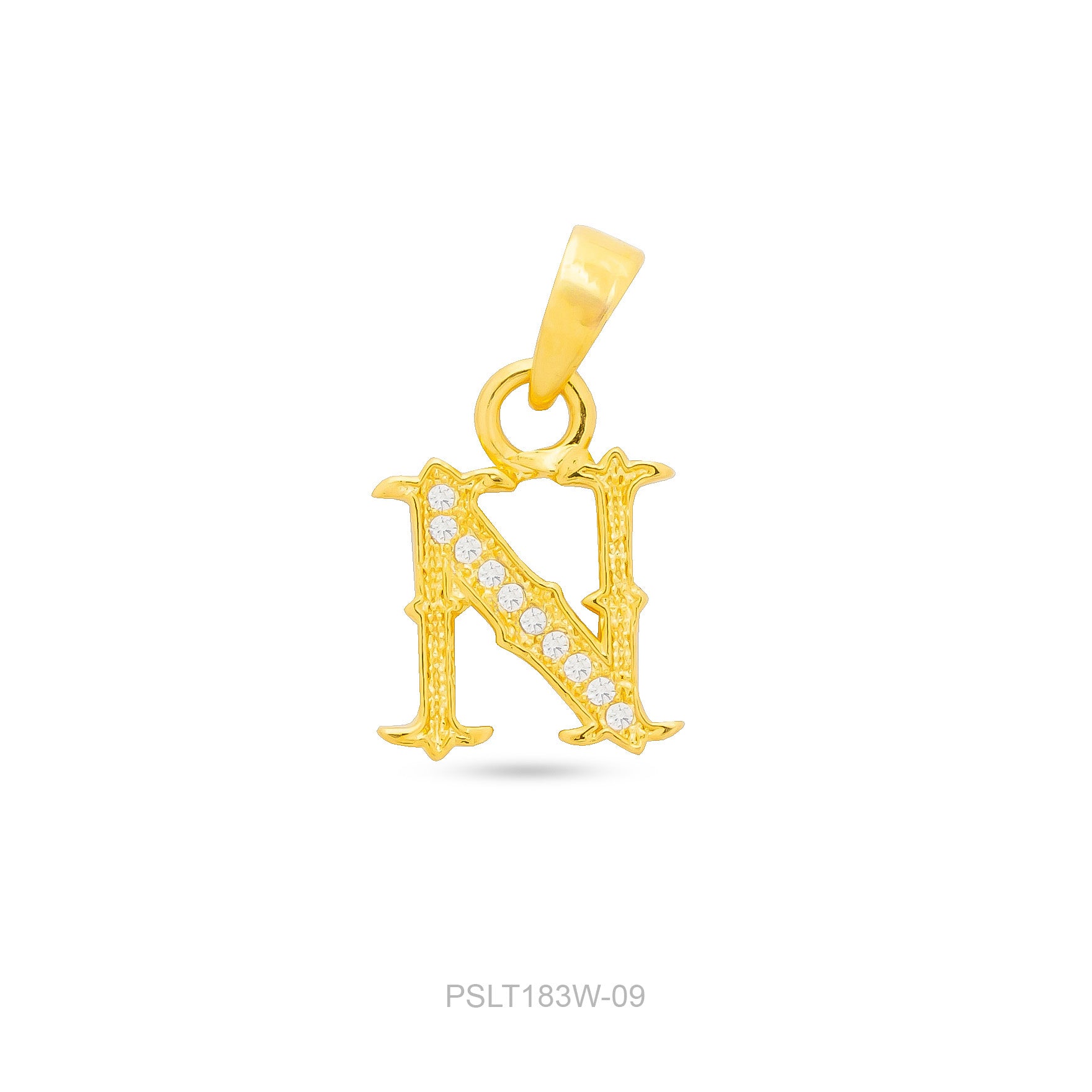 Gold Pendant PSLT183W-09