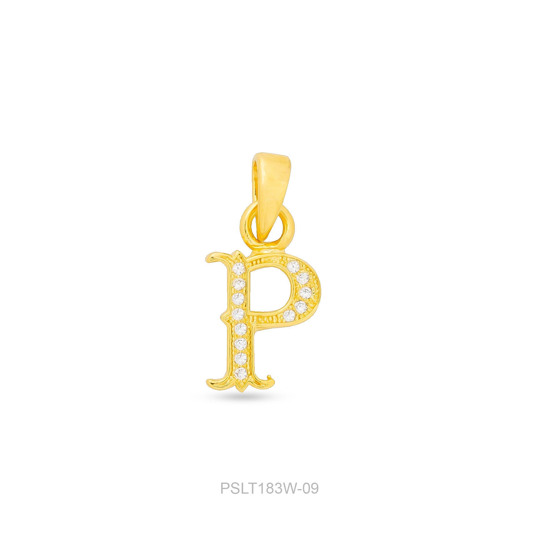 Gold Pendant PSLT183W-09
