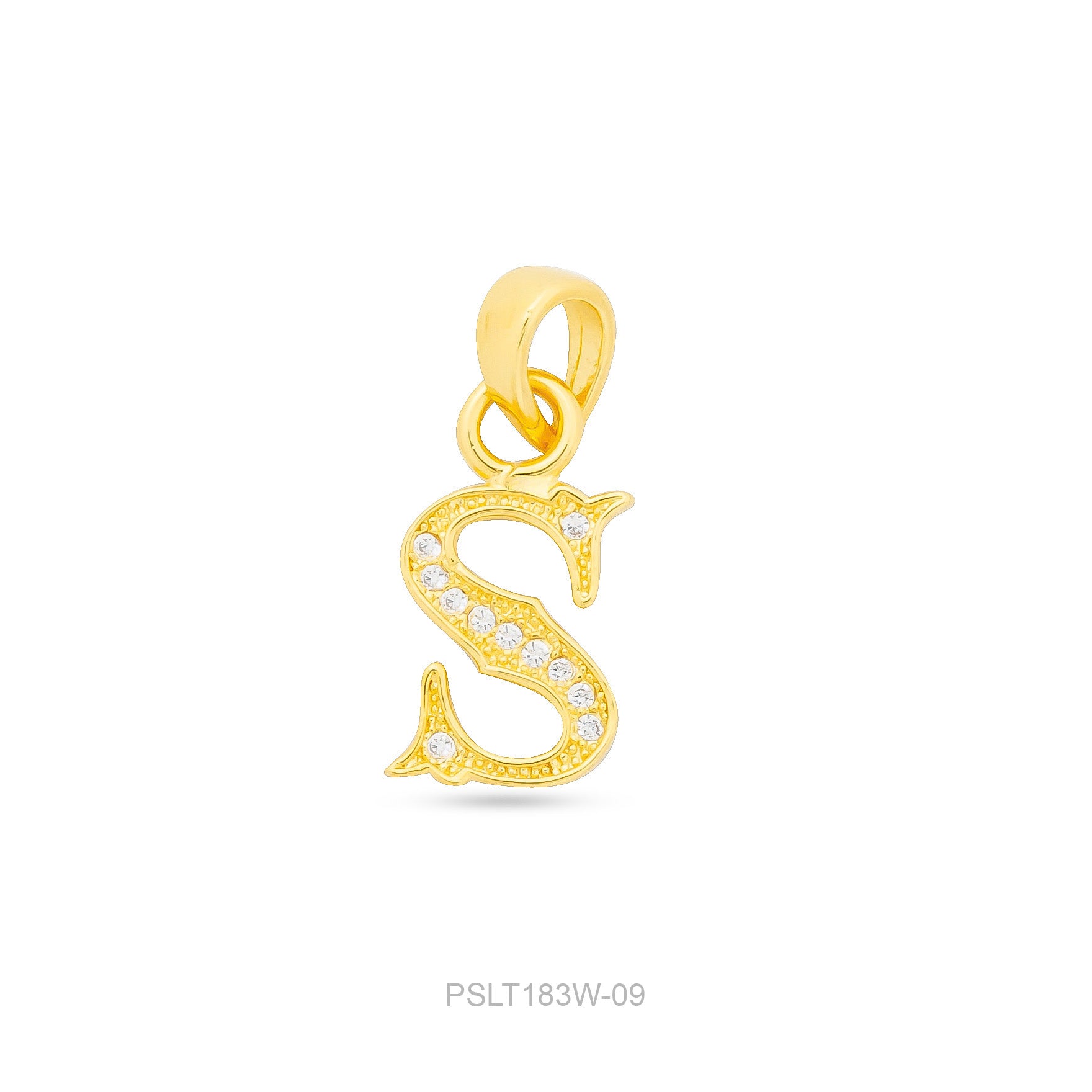 Gold Pendant PSLT183W-09