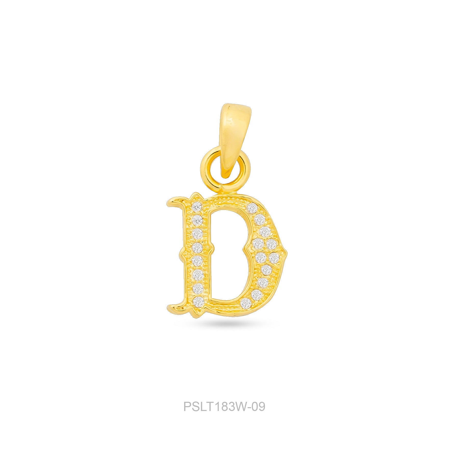 Gold Pendant PSLT183W-09