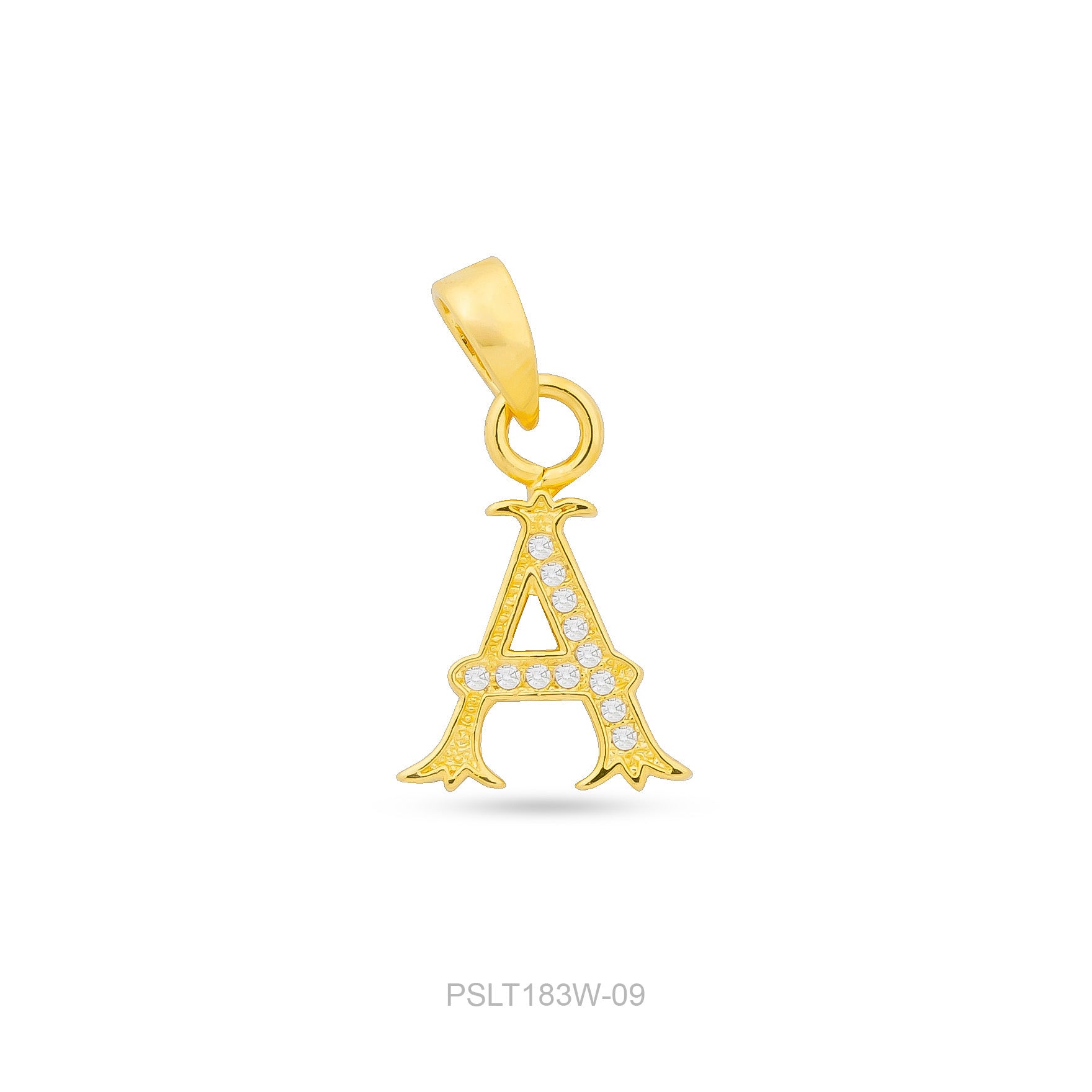 Gold Pendant PSLT183W-09