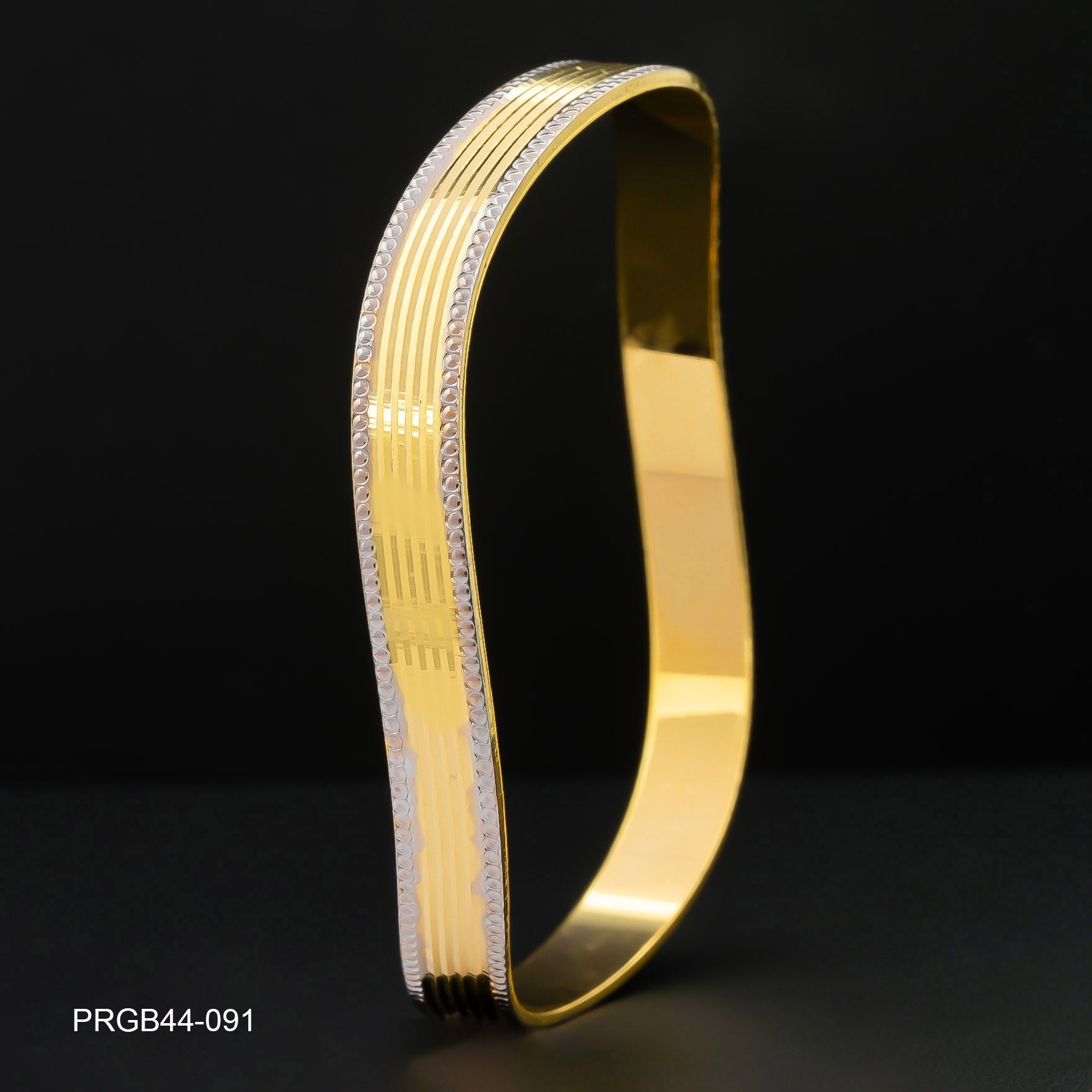 RHODIUM BANGLE PRGB44-091