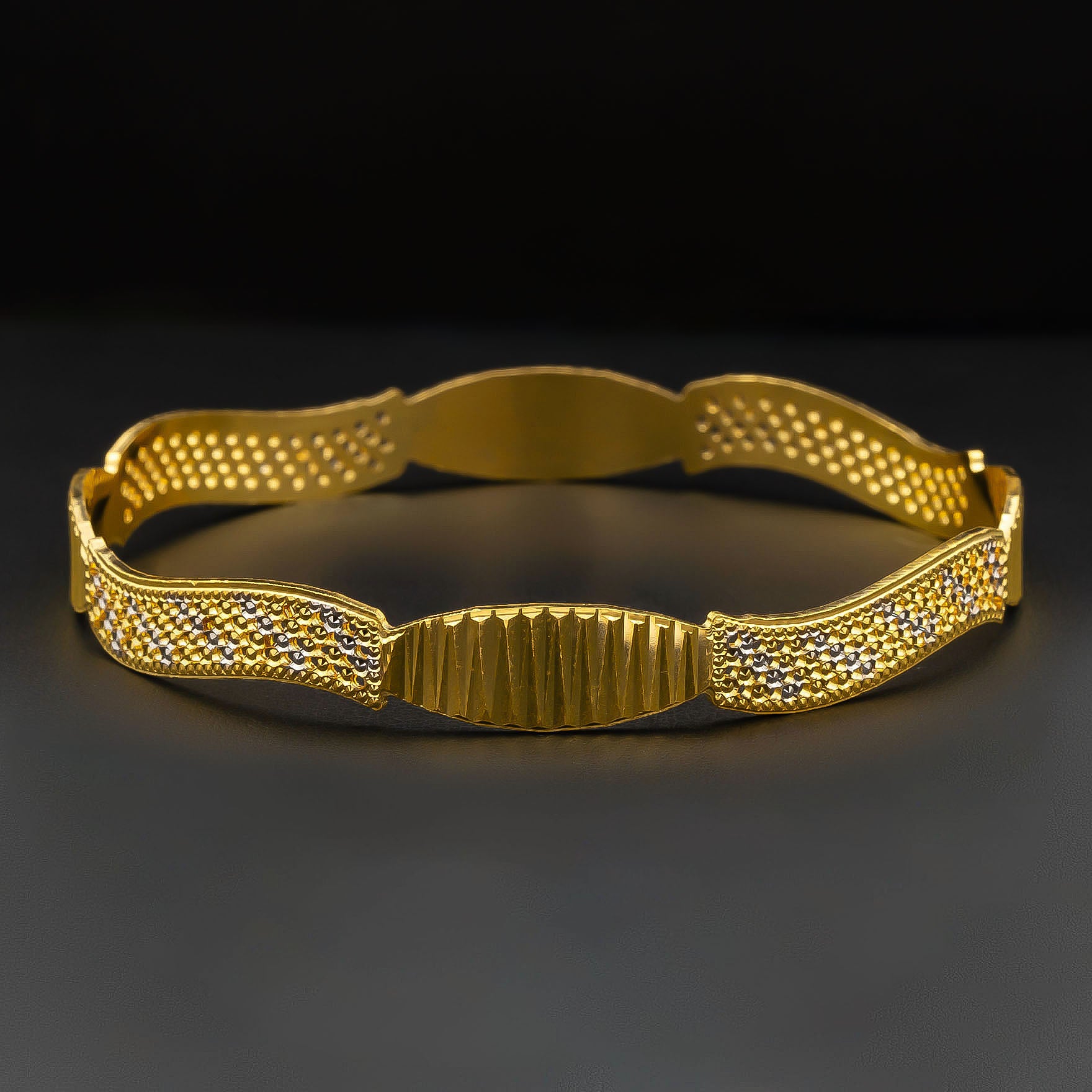 RHODIUM BANGLE PRGB50-091