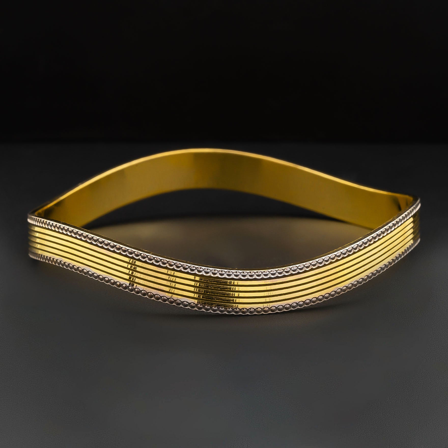 RHODIUM BANGLE PRGB44-091