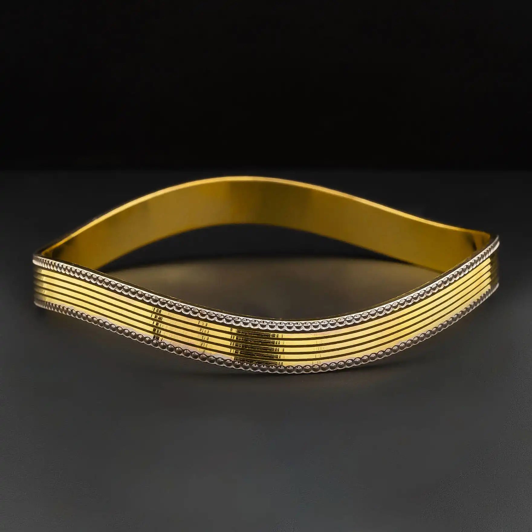 RHODIUM BANGLE PRGB44-091